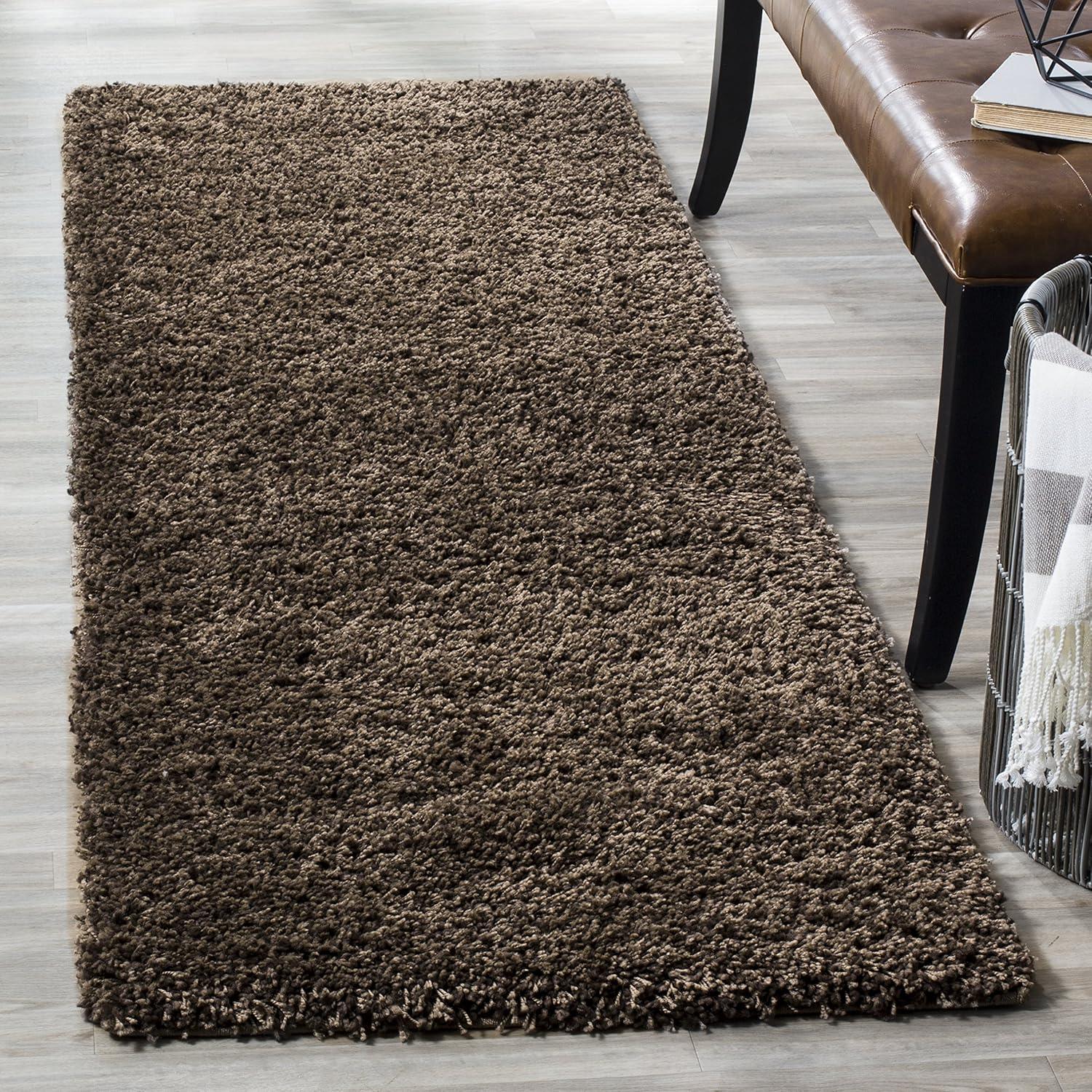 image:imageSAFAVIEH California Shag Collection Area Rug 53 x 76 Beige NonShedding amp Easy to Clean Ultra Plush Thick Pile Ideal for Living Room Bedroom Dining Space SG1511313Mushroom