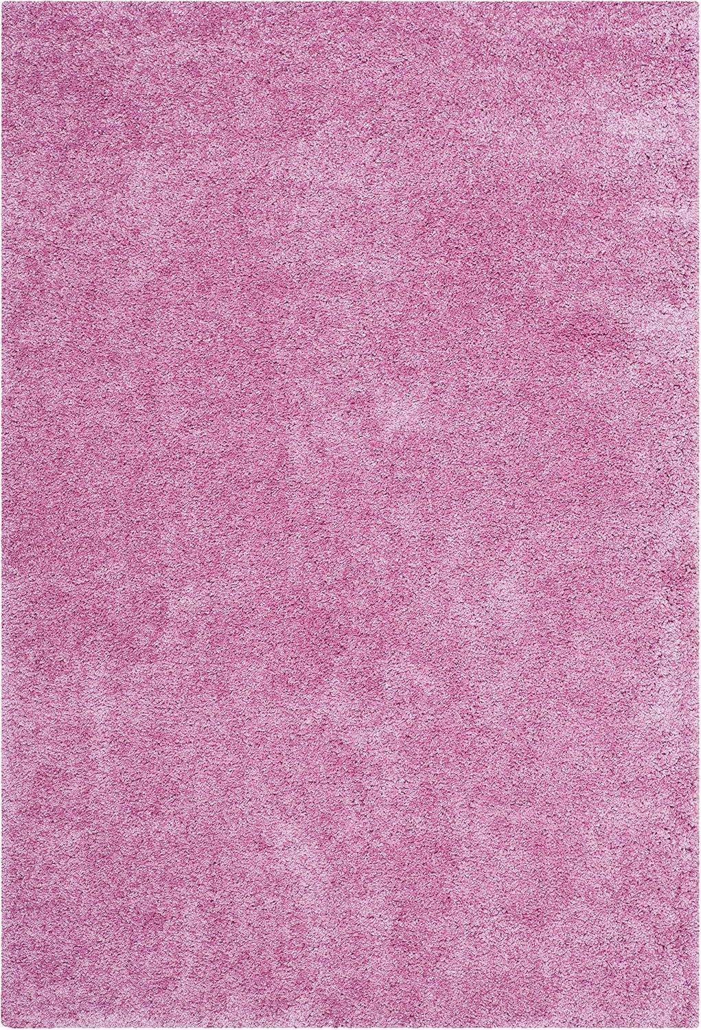 image:imageSAFAVIEH California Shag Collection Area Rug 53 x 76 Beige NonShedding amp Easy to Clean Ultra Plush Thick Pile Ideal for Living Room Bedroom Dining Space SG1511313Pink