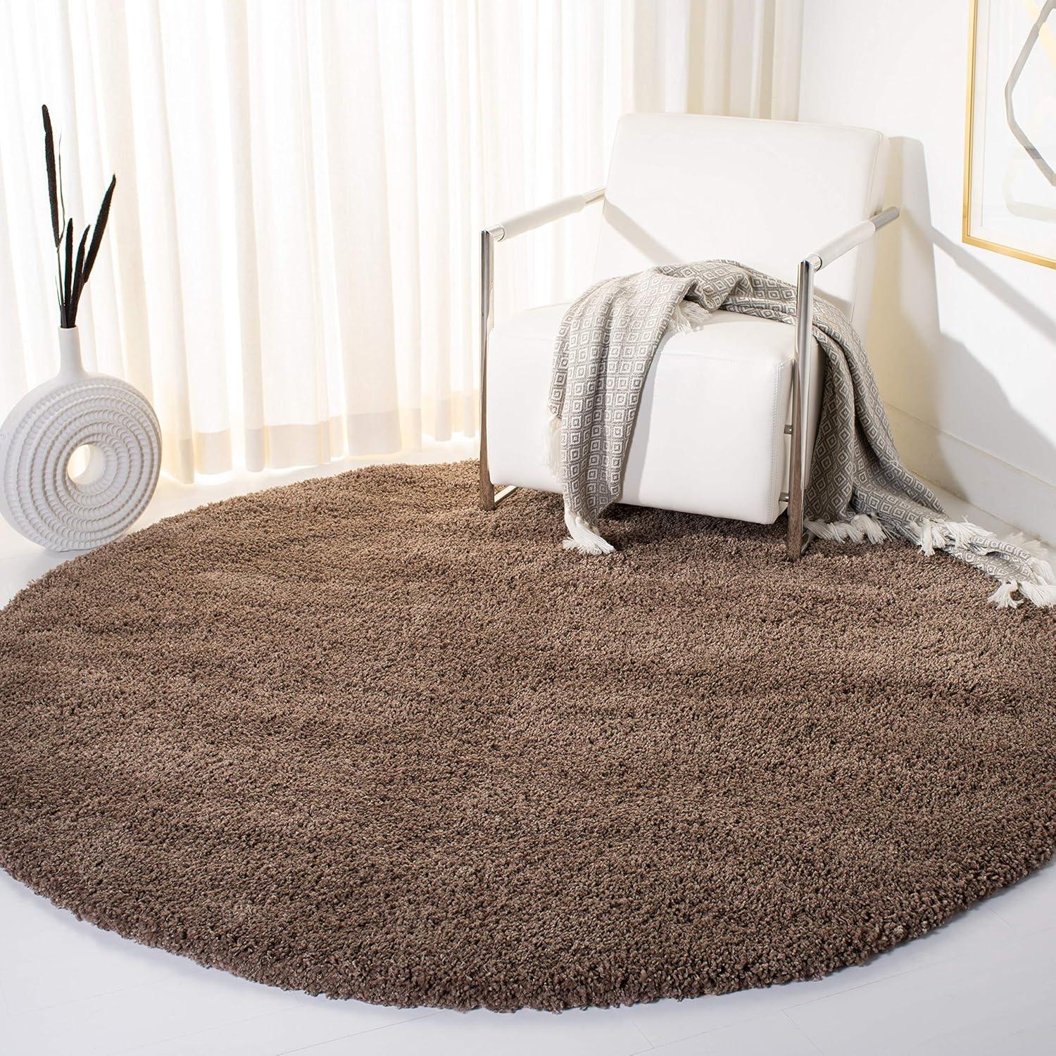 image:imageSAFAVIEH California Shag Collection Area Rug 53 x 76 Beige NonShedding amp Easy to Clean Ultra Plush Thick Pile Ideal for Living Room Bedroom Dining Space SG1511313Taupe