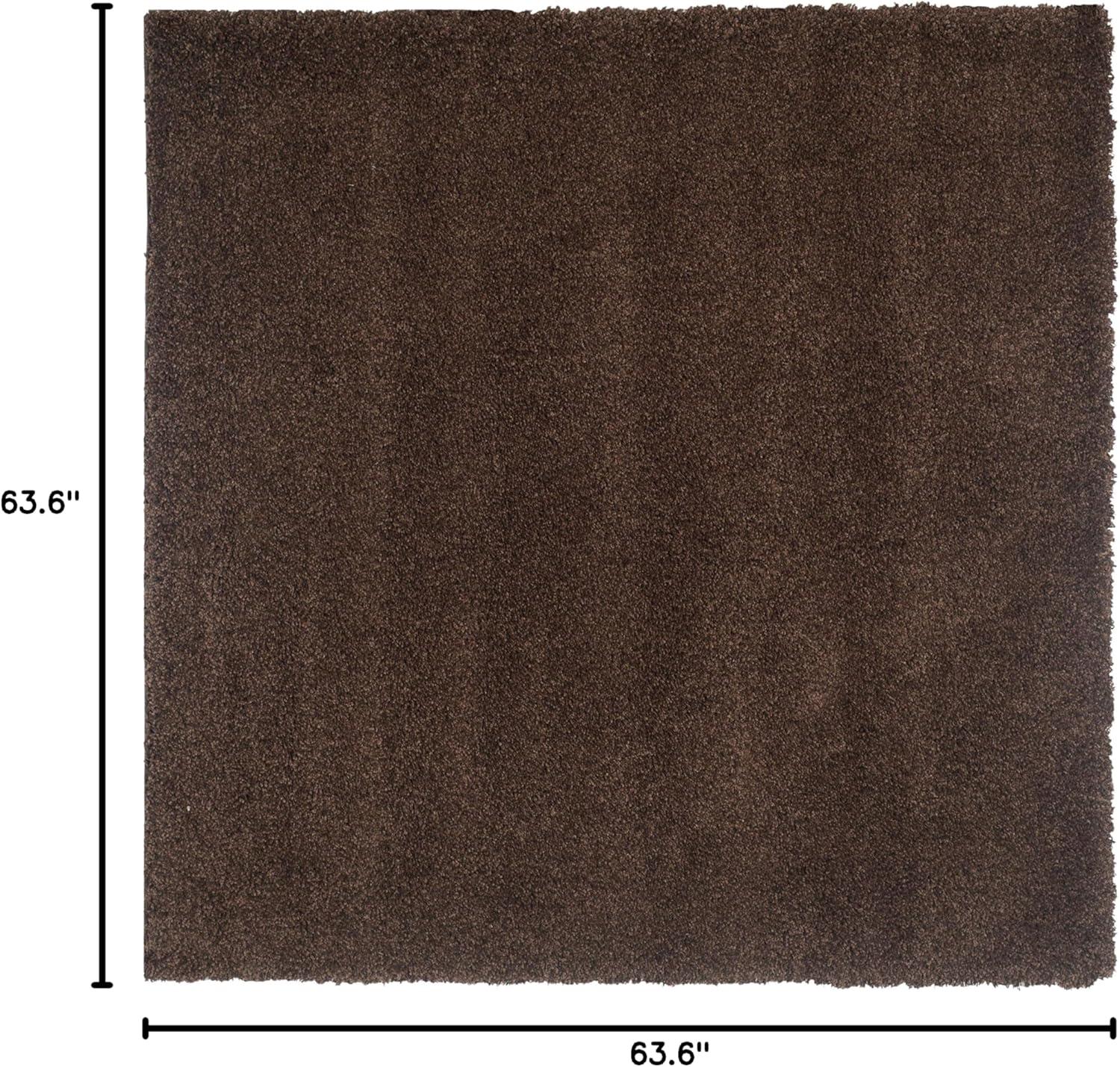 image:imageSAFAVIEH California Shag Collection Area Rug 53 x 76 Beige NonShedding amp Easy to Clean Ultra Plush Thick Pile Ideal for Living Room Bedroom Dining Space SG1511313Brown