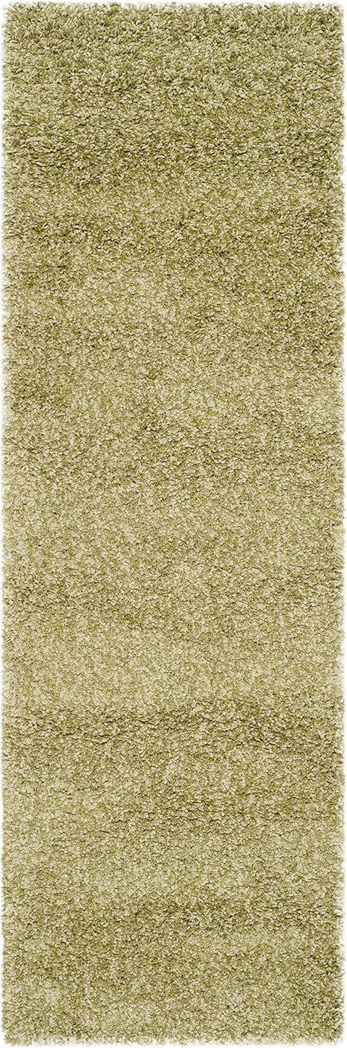 image:imageSAFAVIEH California Shag Collection Area Rug 53 x 76 Beige NonShedding amp Easy to Clean Ultra Plush Thick Pile Ideal for Living Room Bedroom Dining Space SG1511313Green