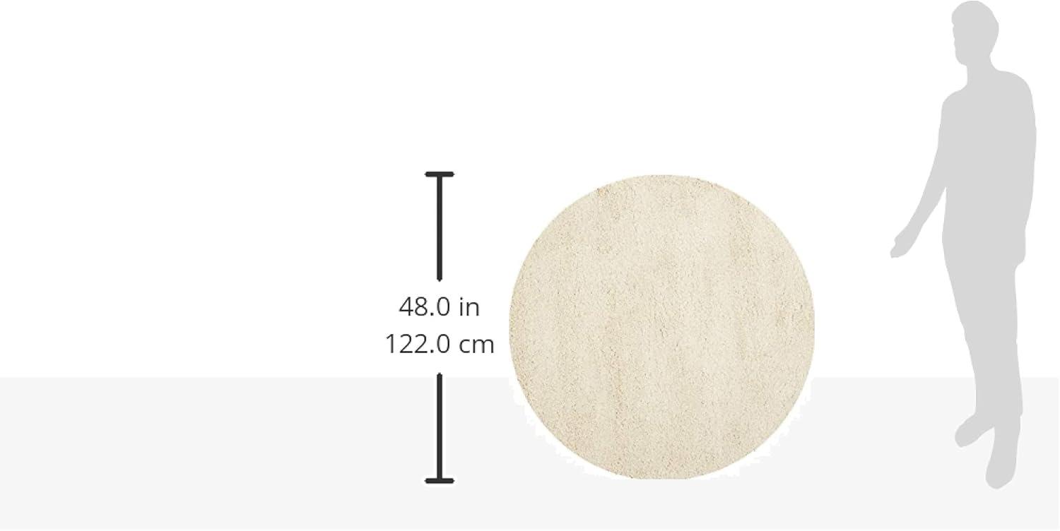 image:imageSAFAVIEH California Shag Collection Area Rug 53 x 76 Beige NonShedding amp Easy to Clean Ultra Plush Thick Pile Ideal for Living Room Bedroom Dining Space SG1511313Ivory