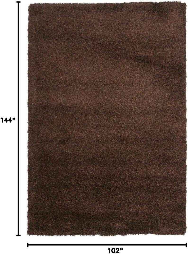 image:imageSAFAVIEH California Shag Collection Area Rug 53 x 76 Beige NonShedding amp Easy to Clean Ultra Plush Thick Pile Ideal for Living Room Bedroom Dining Space SG1511313Brown