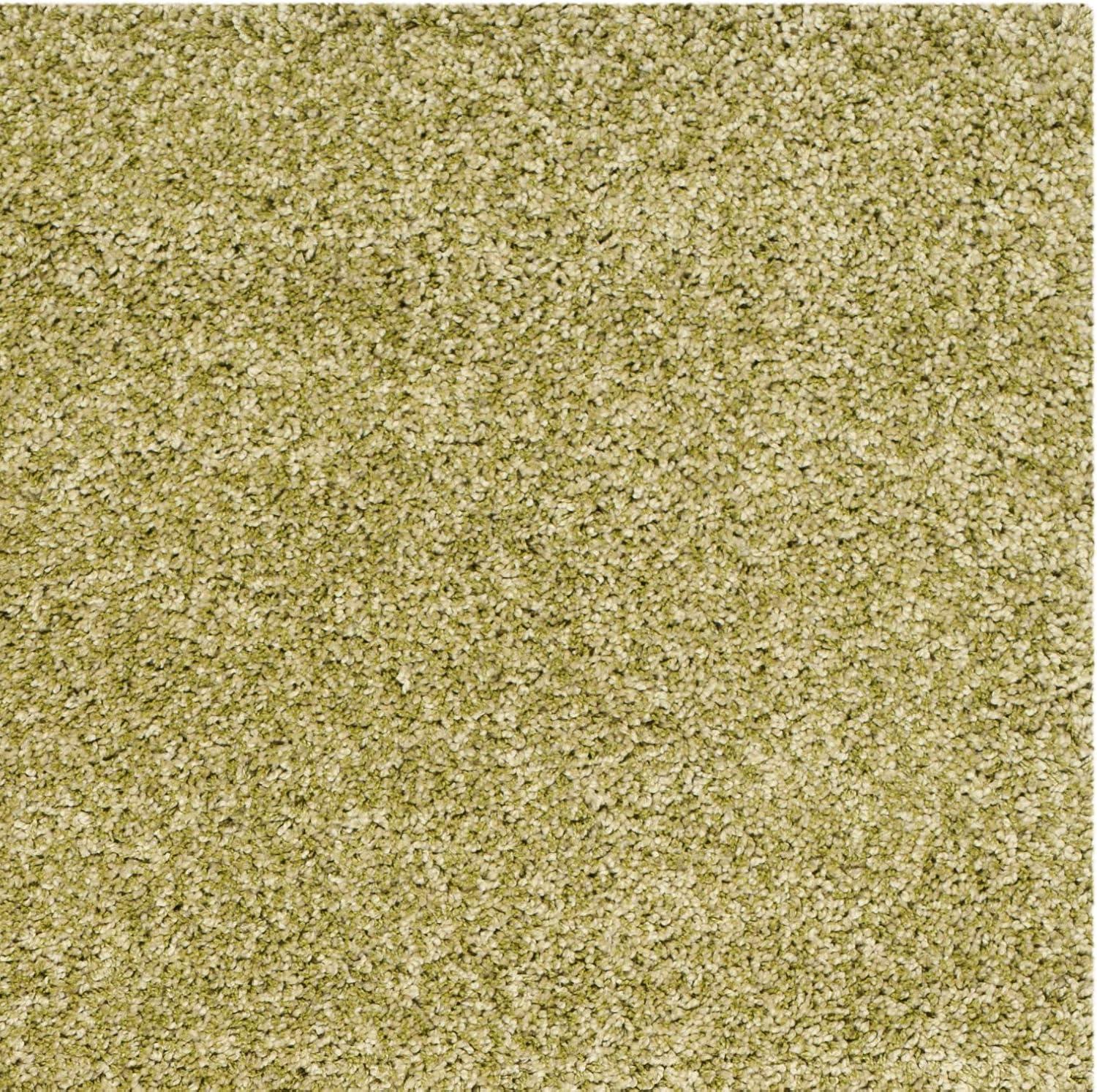 image:imageSAFAVIEH California Shag Collection Area Rug 53 x 76 Beige NonShedding amp Easy to Clean Ultra Plush Thick Pile Ideal for Living Room Bedroom Dining Space SG1511313Green