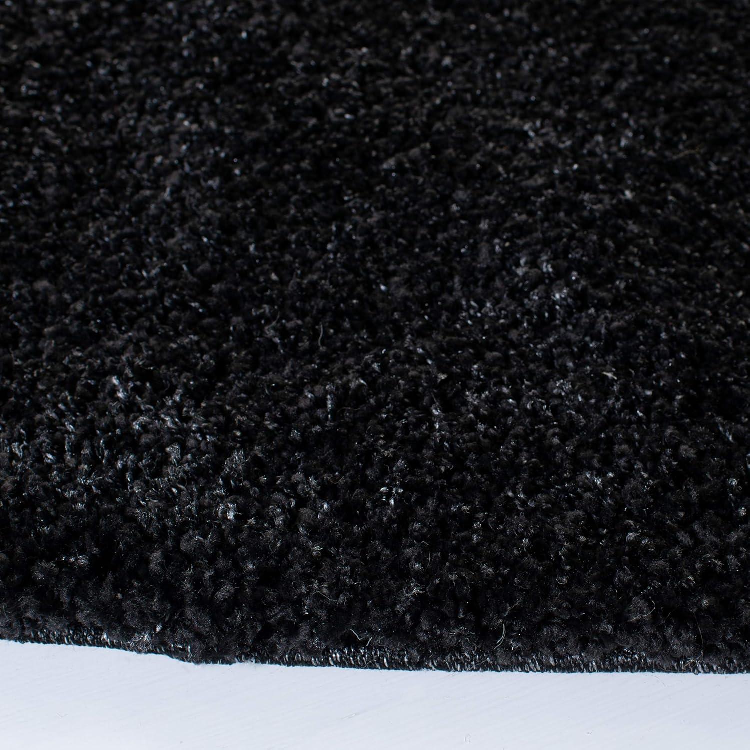 image:imageSAFAVIEH California Shag Collection Area Rug 53 x 76 Beige NonShedding amp Easy to Clean Ultra Plush Thick Pile Ideal for Living Room Bedroom Dining Space SG1511313BlackIvory