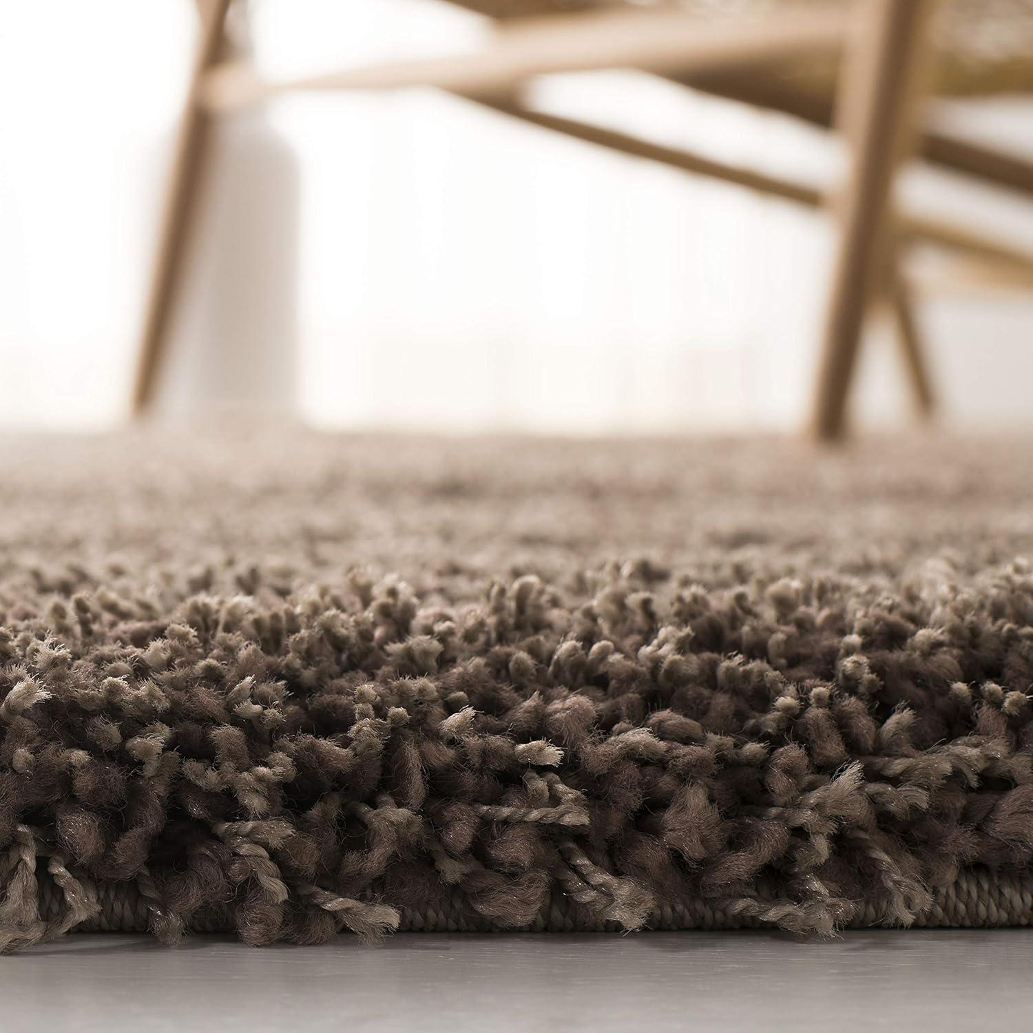 image:imageSAFAVIEH California Shag Collection Area Rug 53 x 76 Beige NonShedding amp Easy to Clean Ultra Plush Thick Pile Ideal for Living Room Bedroom Dining Space SG1511313Taupe