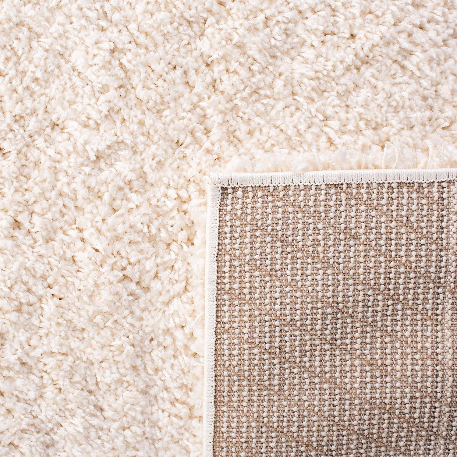 image:imageSAFAVIEH California Shag Collection Area Rug 53 x 76 Beige NonShedding amp Easy to Clean Ultra Plush Thick Pile Ideal for Living Room Bedroom Dining Space SG1511313Ivory