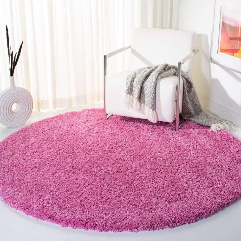 image:imageSAFAVIEH California Shag Collection Area Rug 53 x 76 Beige NonShedding amp Easy to Clean Ultra Plush Thick Pile Ideal for Living Room Bedroom Dining Space SG1511313Pink