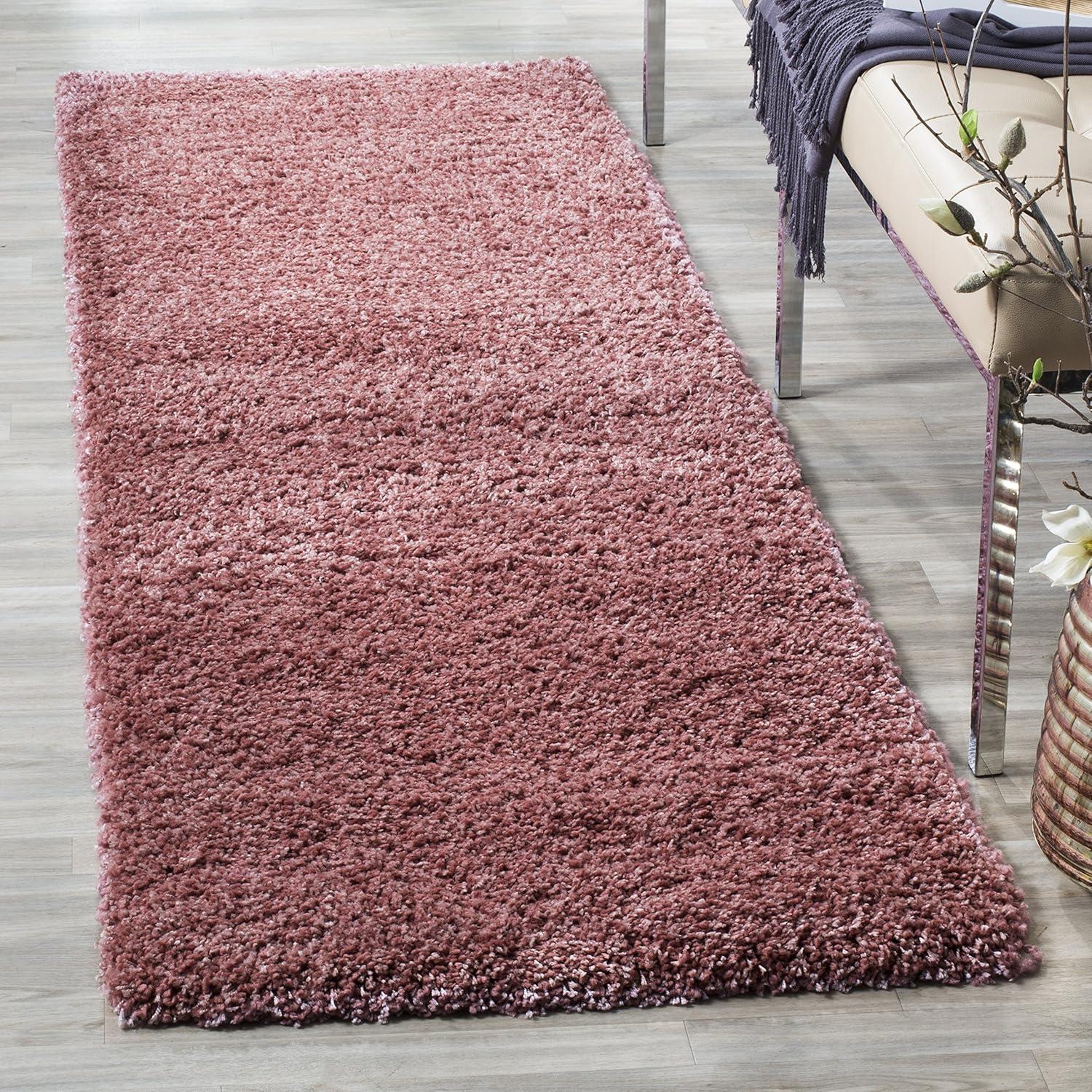 image:imageSAFAVIEH California Shag Collection Area Rug 53 x 76 Beige NonShedding amp Easy to Clean Ultra Plush Thick Pile Ideal for Living Room Bedroom Dining Space SG1511313Rose
