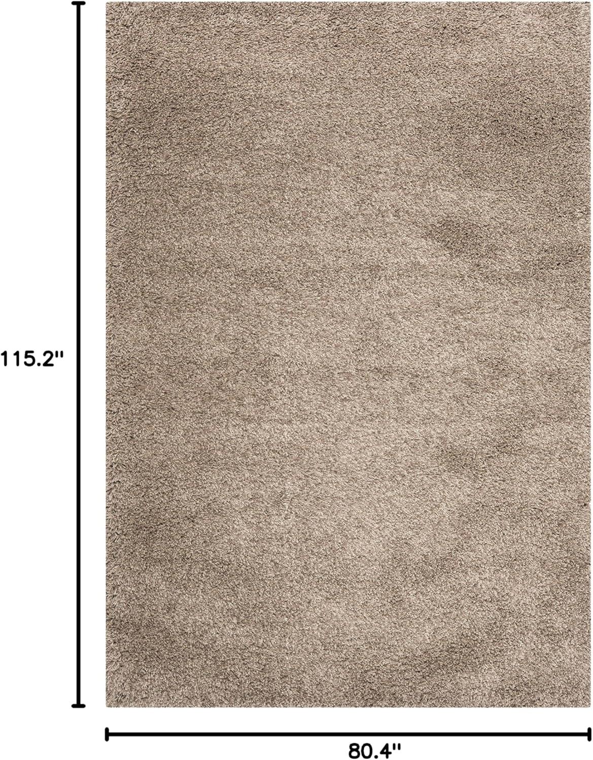 image:imageSAFAVIEH California Shag Collection Area Rug 53 x 76 Beige NonShedding amp Easy to Clean Ultra Plush Thick Pile Ideal for Living Room Bedroom Dining Space SG1511313Taupe