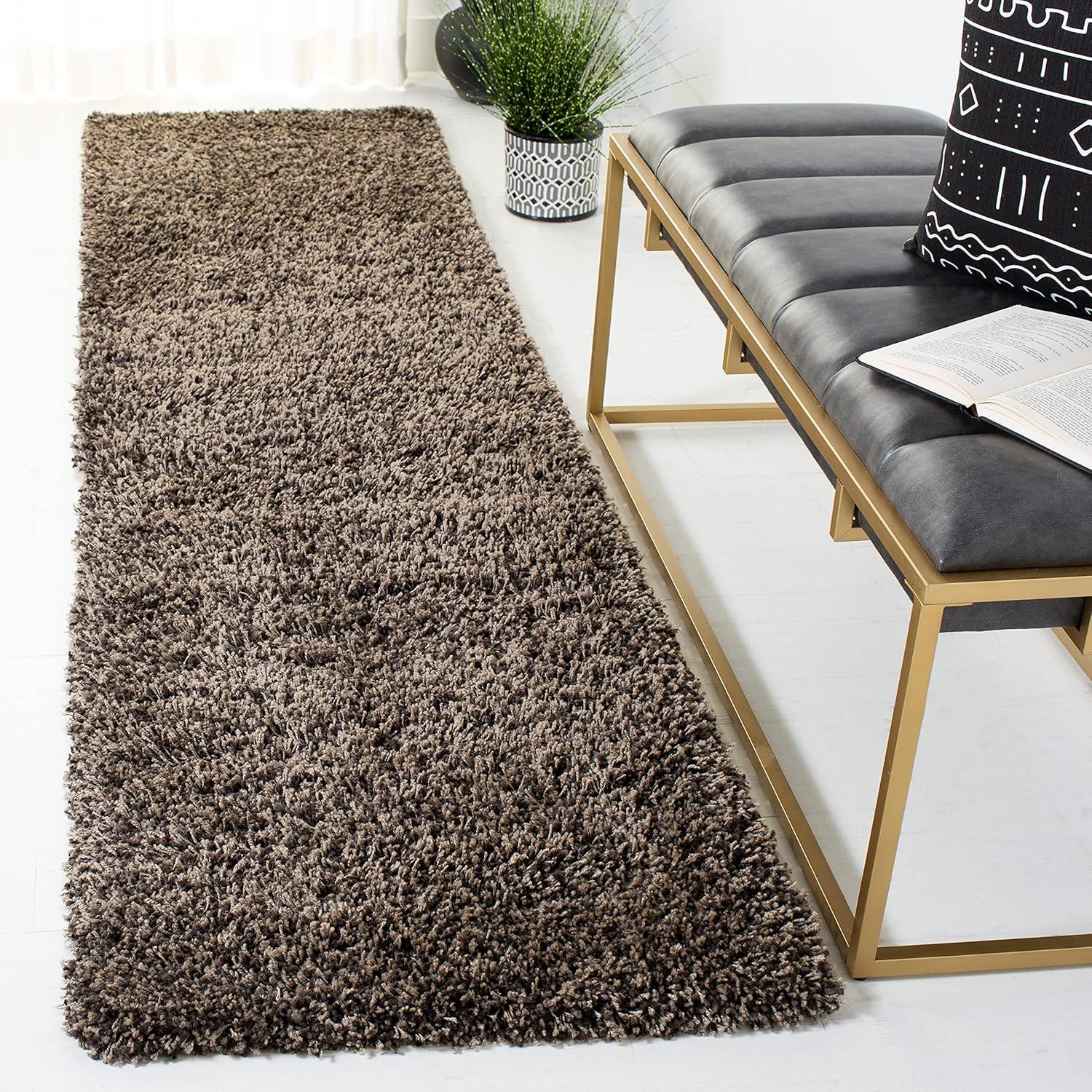 image:imageSAFAVIEH California Shag Collection Area Rug 53 x 76 Beige NonShedding amp Easy to Clean Ultra Plush Thick Pile Ideal for Living Room Bedroom Dining Space SG1511313Mushroom