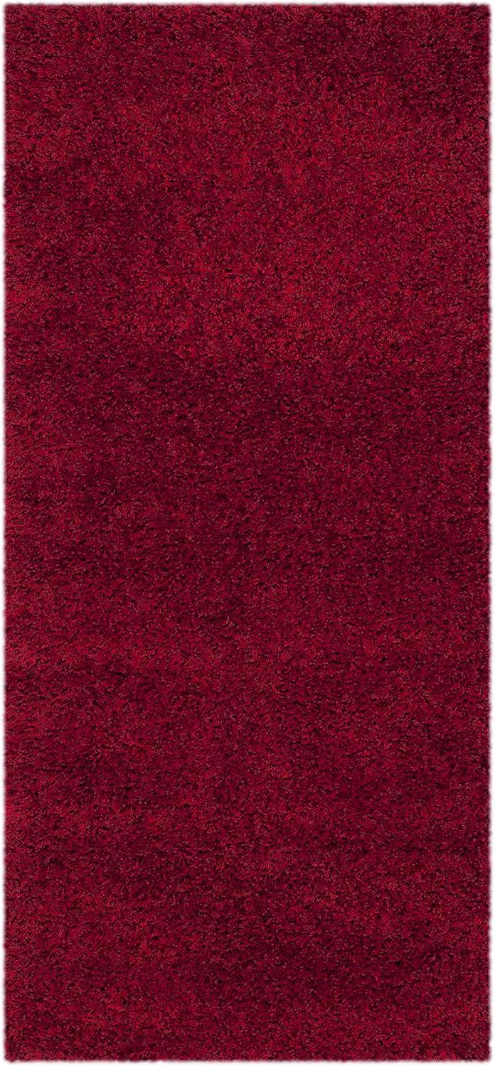 image:imageSAFAVIEH California Shag Collection Area Rug 53 x 76 Beige NonShedding amp Easy to Clean Ultra Plush Thick Pile Ideal for Living Room Bedroom Dining Space SG1511313Red