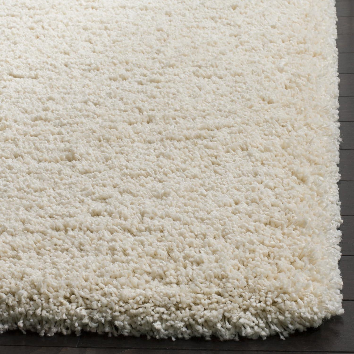 image:imageSAFAVIEH California Shag Collection Area Rug 53 x 76 Beige NonShedding amp Easy to Clean Ultra Plush Thick Pile Ideal for Living Room Bedroom Dining Space SG1511313Ivory