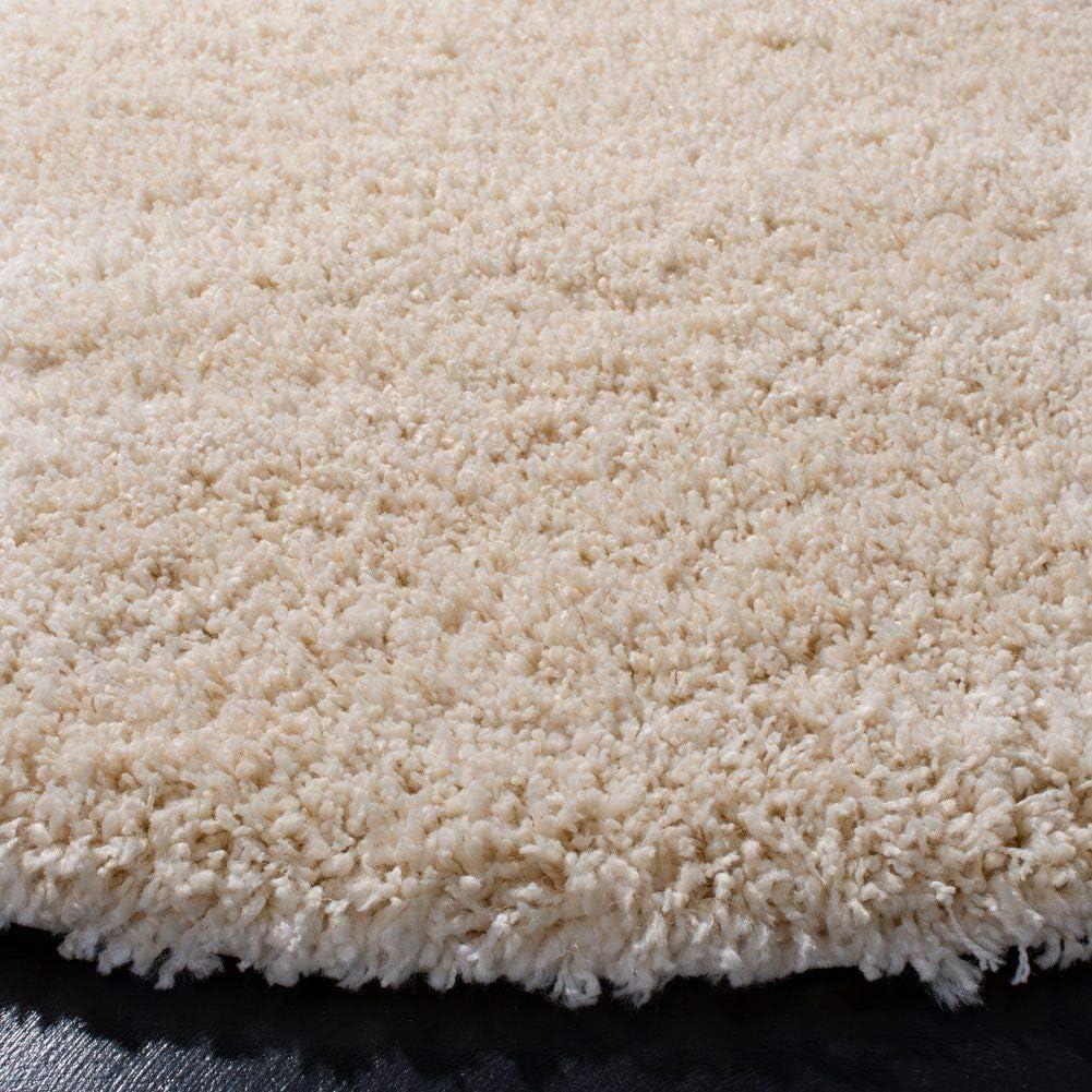 image:imageSAFAVIEH California Shag Collection Area Rug 53 x 76 Beige NonShedding amp Easy to Clean Ultra Plush Thick Pile Ideal for Living Room Bedroom Dining Space SG1511313Ivory