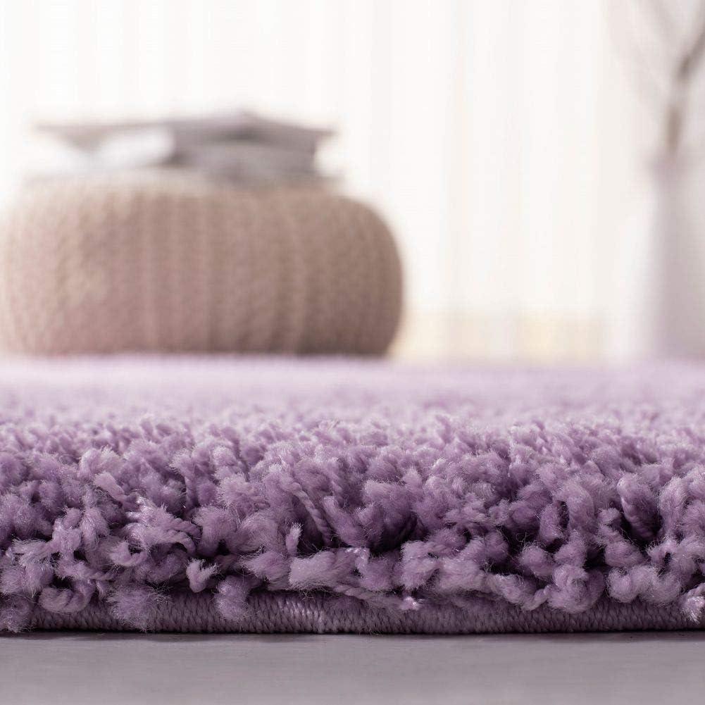 image:imageSAFAVIEH California Shag Collection Area Rug 53 x 76 Beige NonShedding amp Easy to Clean Ultra Plush Thick Pile Ideal for Living Room Bedroom Dining Space SG1511313Lilac