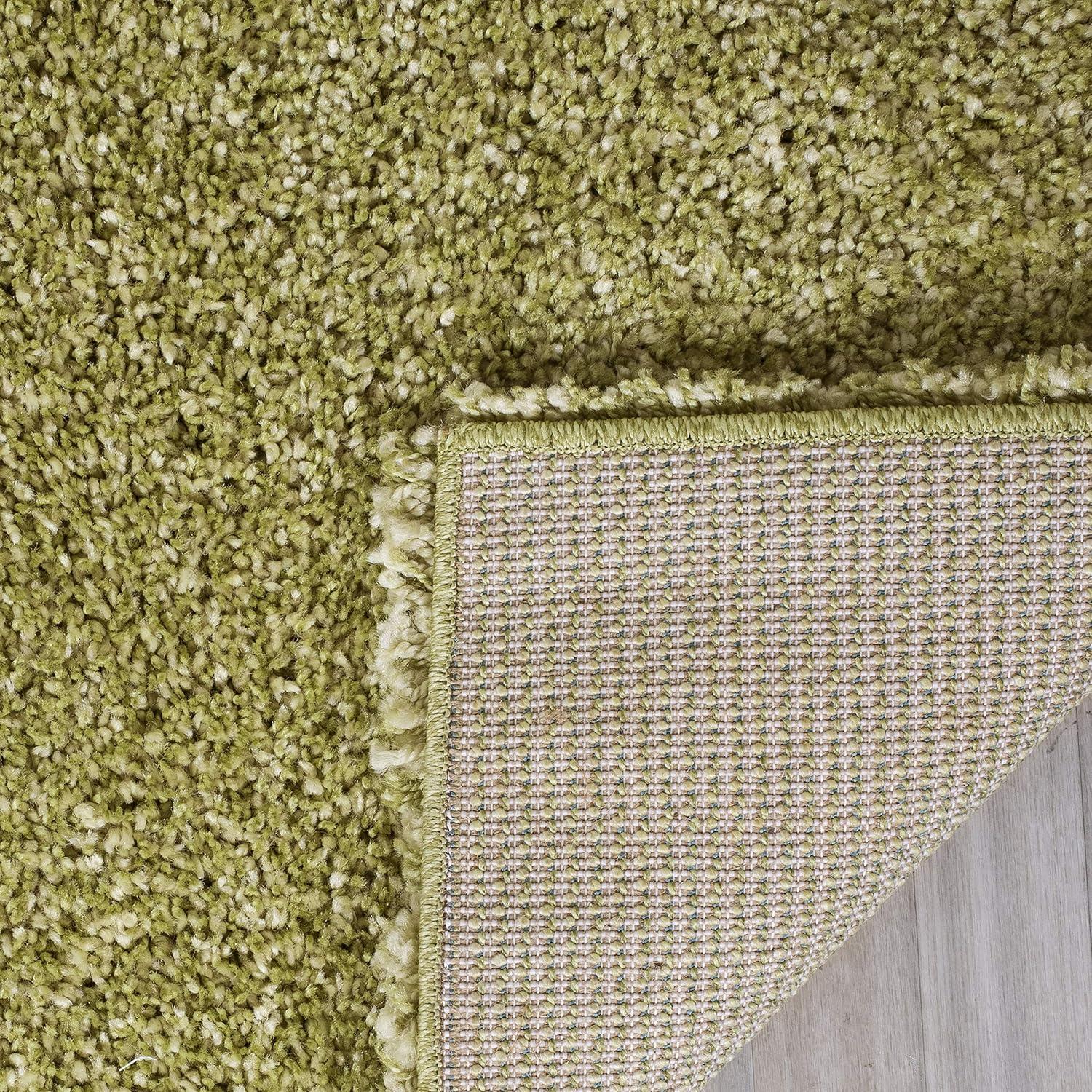 image:imageSAFAVIEH California Shag Collection Area Rug 53 x 76 Beige NonShedding amp Easy to Clean Ultra Plush Thick Pile Ideal for Living Room Bedroom Dining Space SG1511313Green