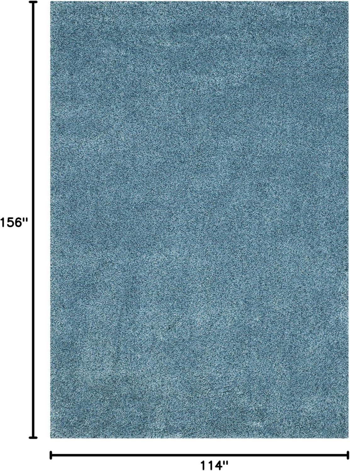 image:imageSAFAVIEH California Shag Collection Area Rug 53 x 76 Beige NonShedding amp Easy to Clean Ultra Plush Thick Pile Ideal for Living Room Bedroom Dining Space SG1511313Turquoise