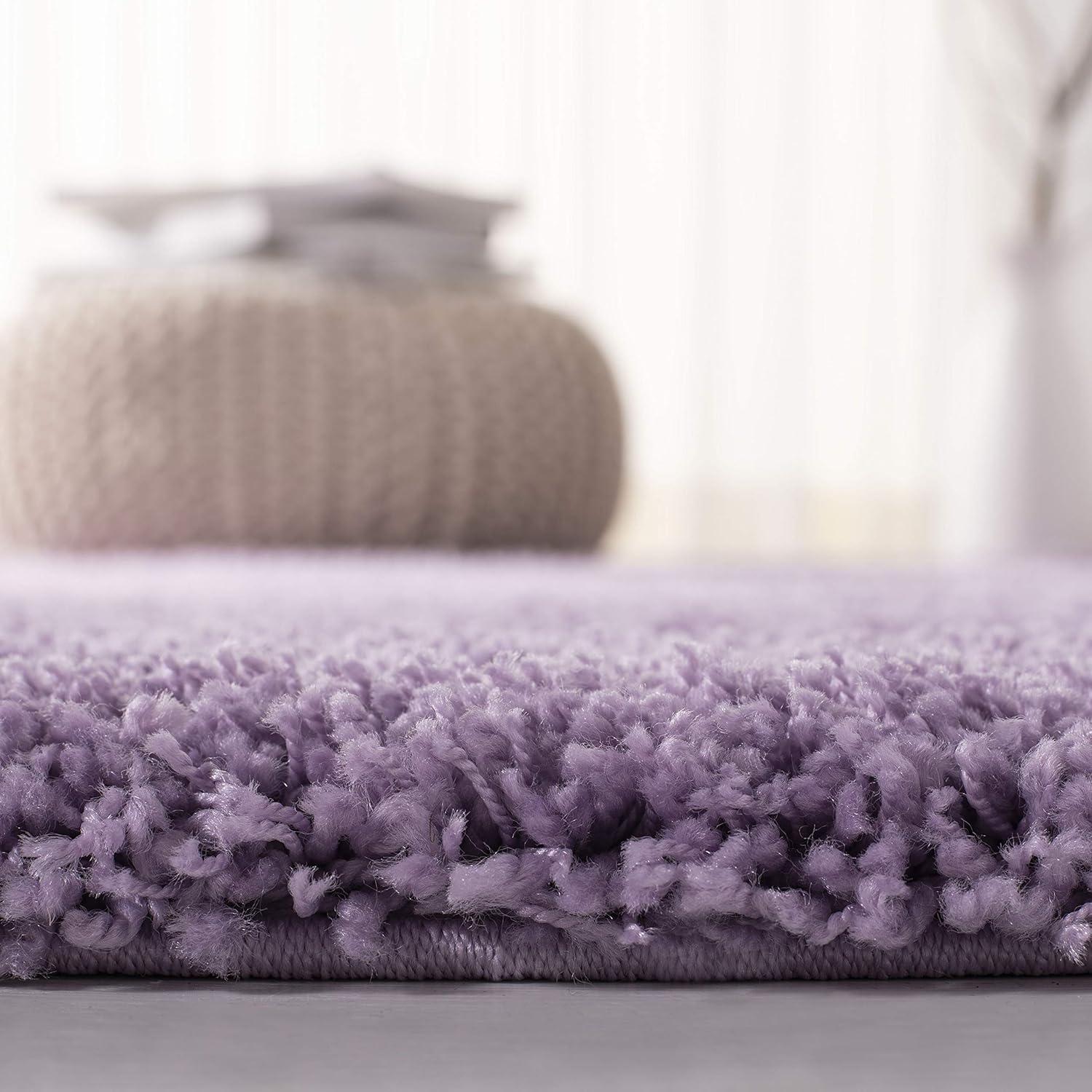image:imageSAFAVIEH California Shag Collection Area Rug 53 x 76 Beige NonShedding amp Easy to Clean Ultra Plush Thick Pile Ideal for Living Room Bedroom Dining Space SG1511313Lilac