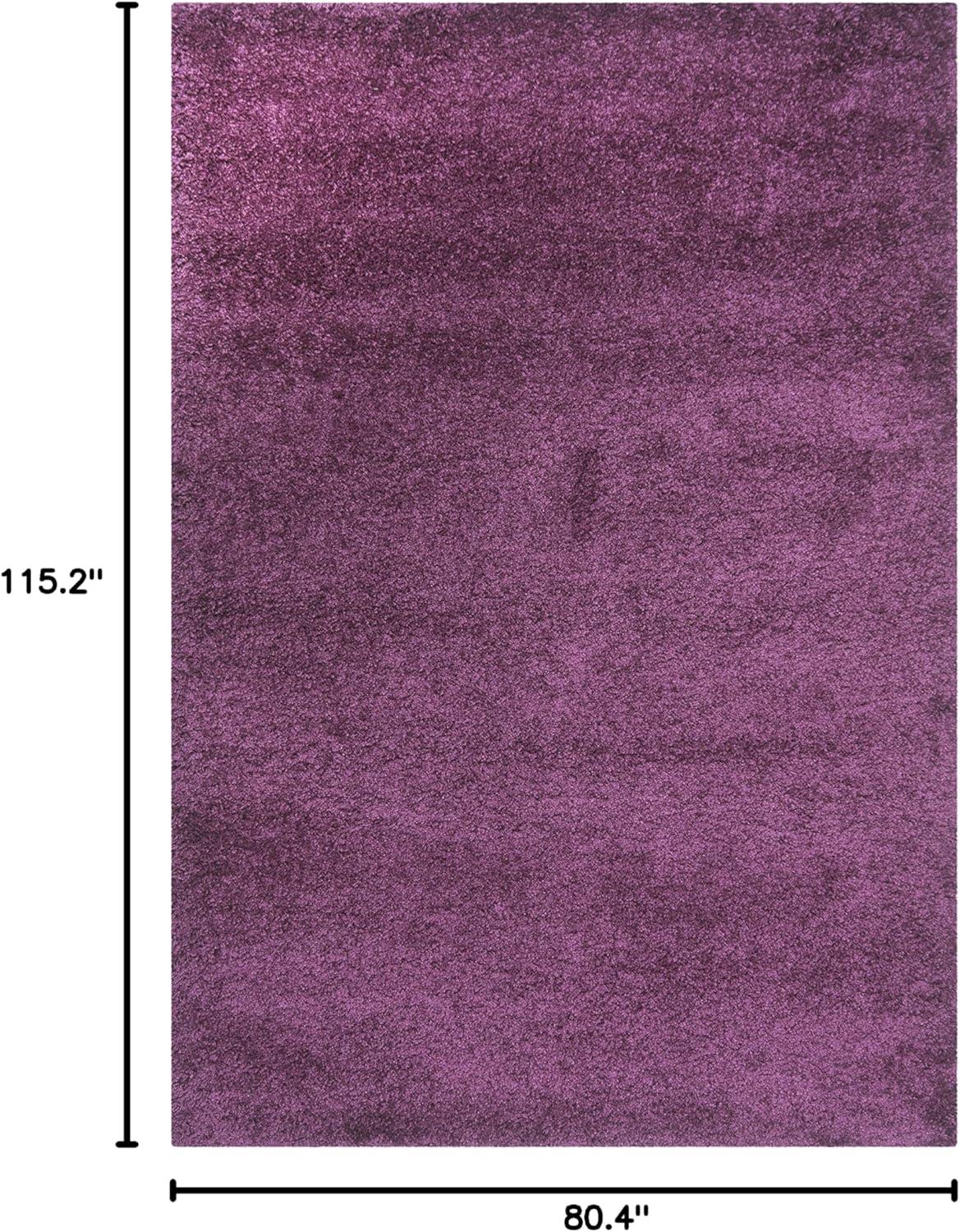 image:imageSAFAVIEH California Shag Collection Area Rug 53 x 76 Beige NonShedding amp Easy to Clean Ultra Plush Thick Pile Ideal for Living Room Bedroom Dining Space SG1511313Purple