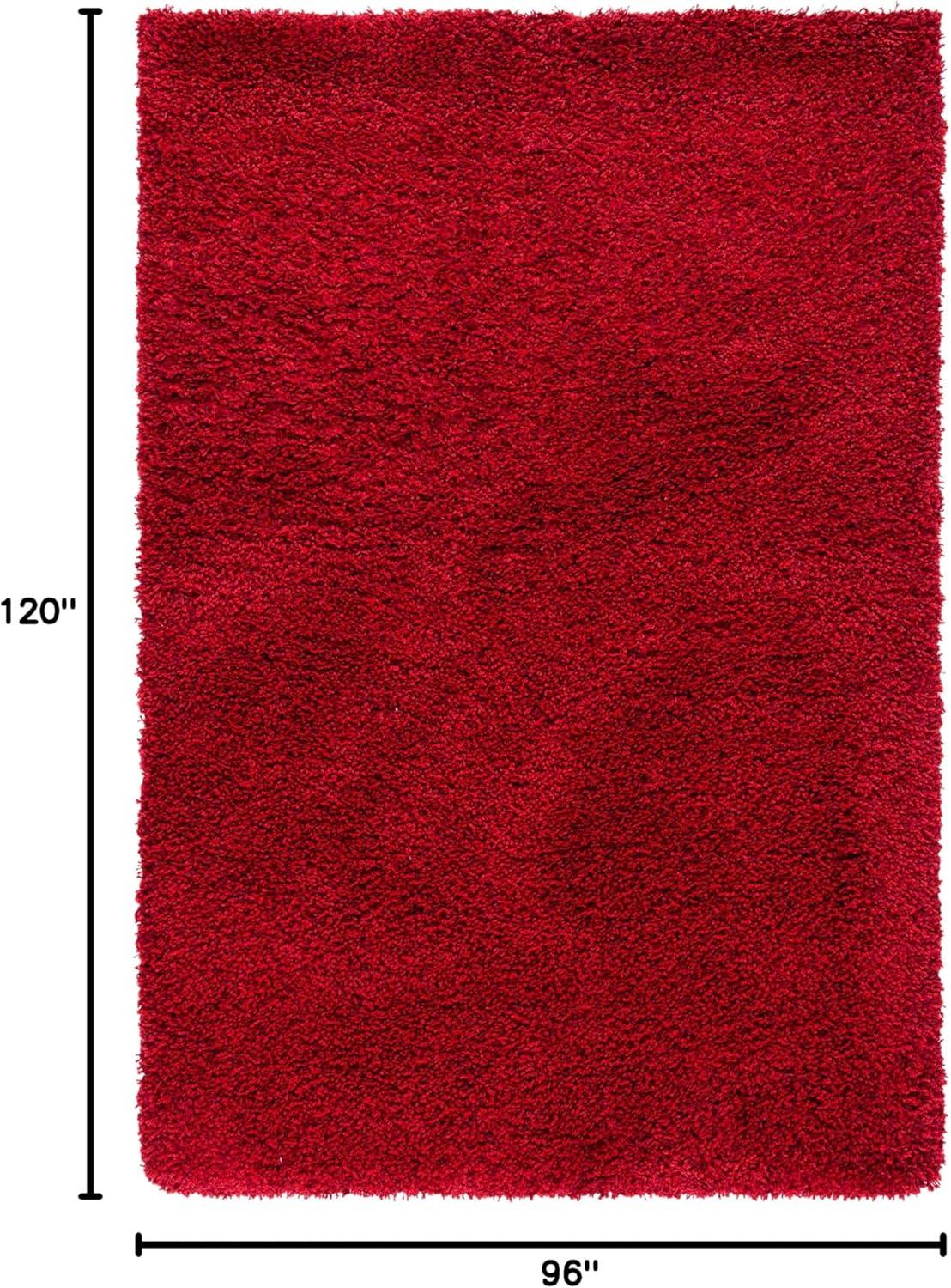 image:imageSAFAVIEH California Shag Collection Area Rug 53 x 76 Beige NonShedding amp Easy to Clean Ultra Plush Thick Pile Ideal for Living Room Bedroom Dining Space SG1511313Red