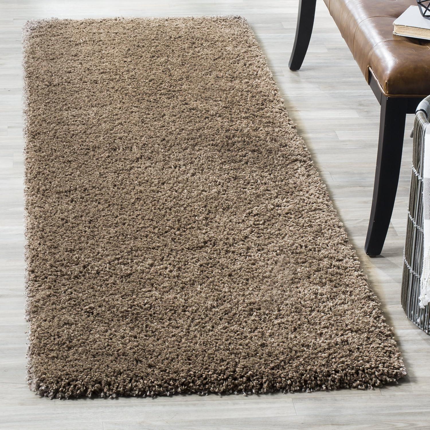 image:imageSAFAVIEH California Shag Collection Area Rug 53 x 76 Beige NonShedding amp Easy to Clean Ultra Plush Thick Pile Ideal for Living Room Bedroom Dining Space SG1511313Taupe