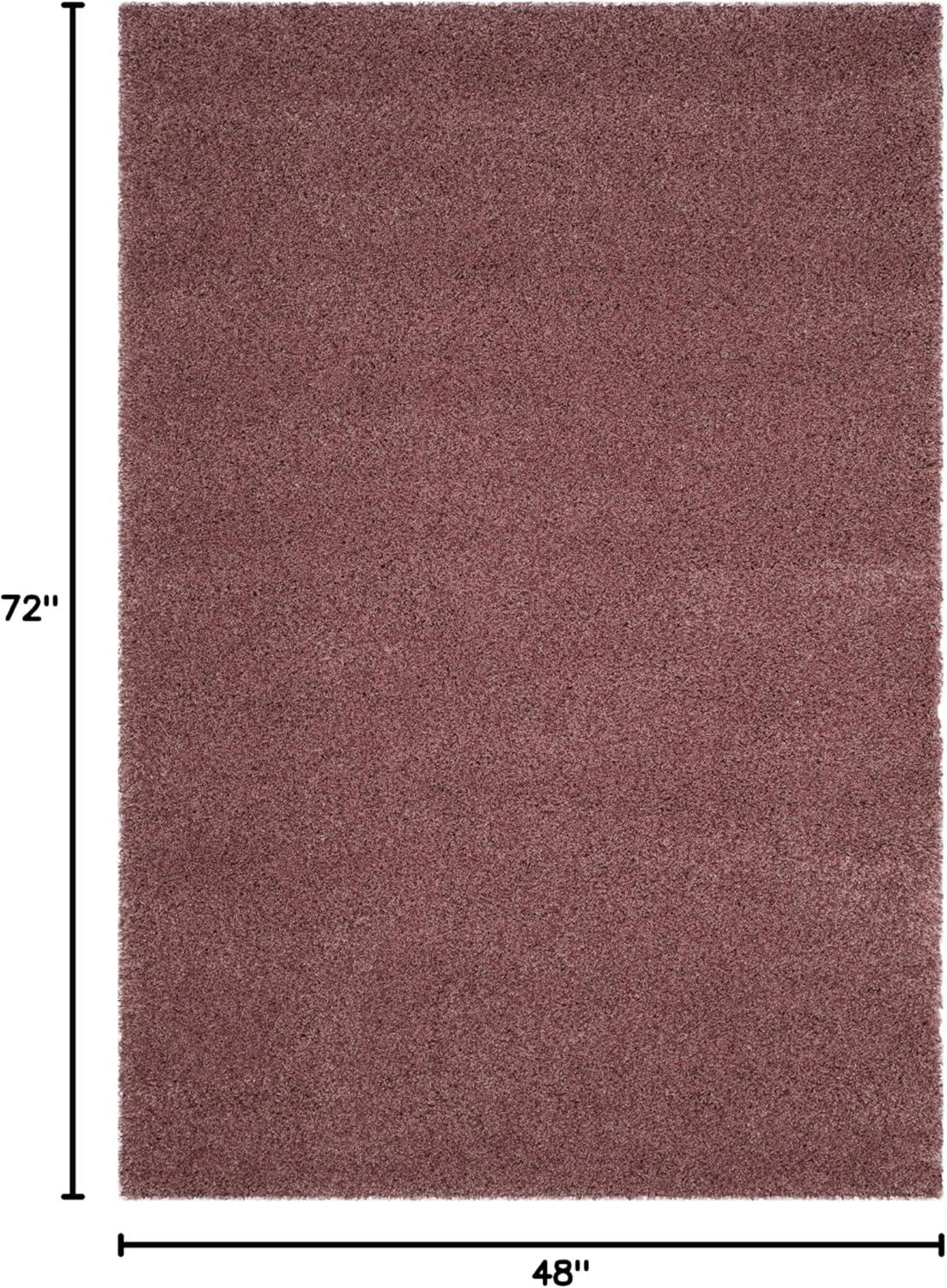 image:imageSAFAVIEH California Shag Collection Area Rug 53 x 76 Beige NonShedding amp Easy to Clean Ultra Plush Thick Pile Ideal for Living Room Bedroom Dining Space SG1511313Rose
