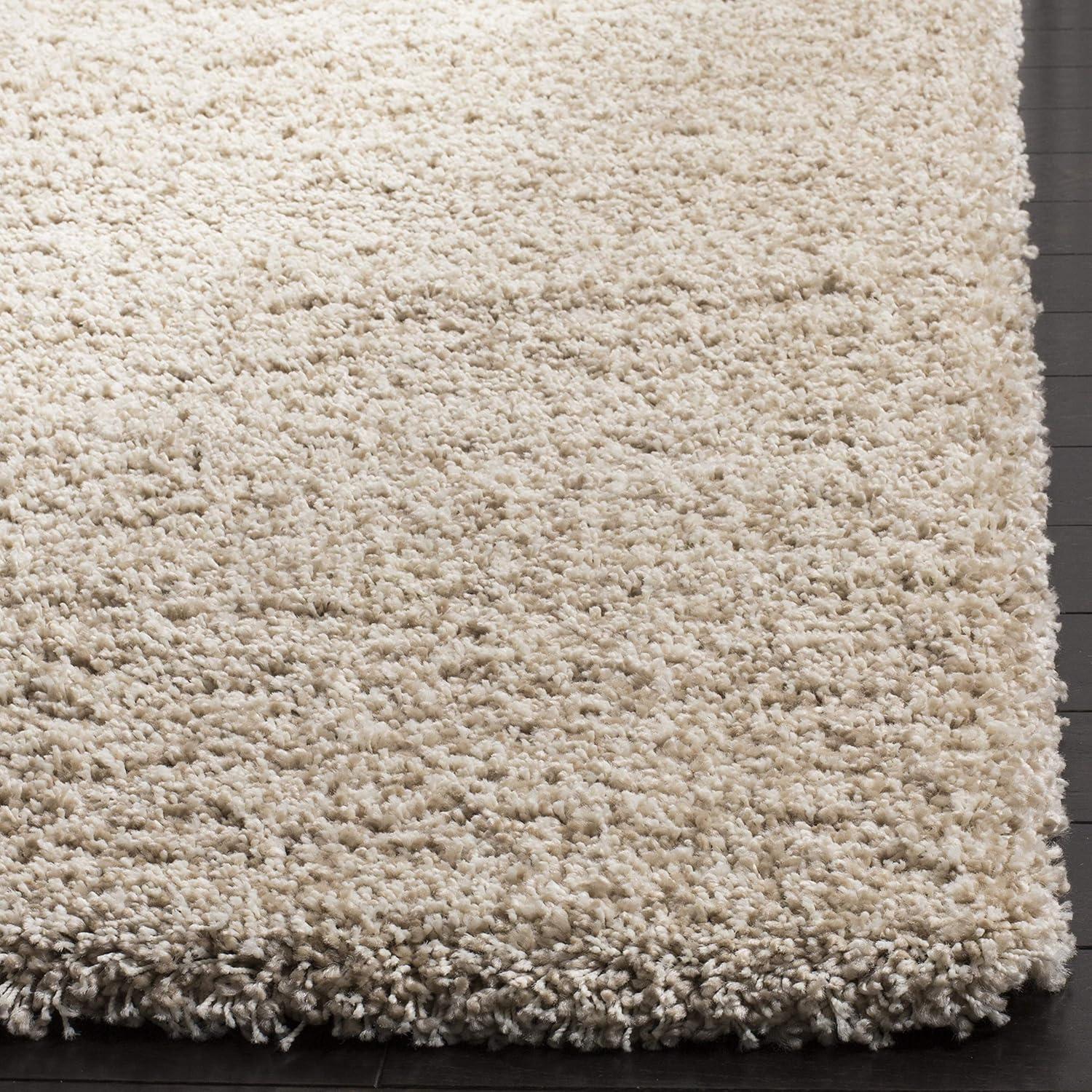 image:imageSAFAVIEH California Shag Collection Area Rug 53 x 76 Beige NonShedding amp Easy to Clean Ultra Plush Thick Pile Ideal for Living Room Bedroom Dining Space SG1511313Beige
