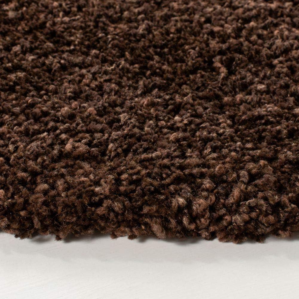image:imageSAFAVIEH California Shag Collection Area Rug 53 x 76 Beige NonShedding amp Easy to Clean Ultra Plush Thick Pile Ideal for Living Room Bedroom Dining Space SG1511313Brown