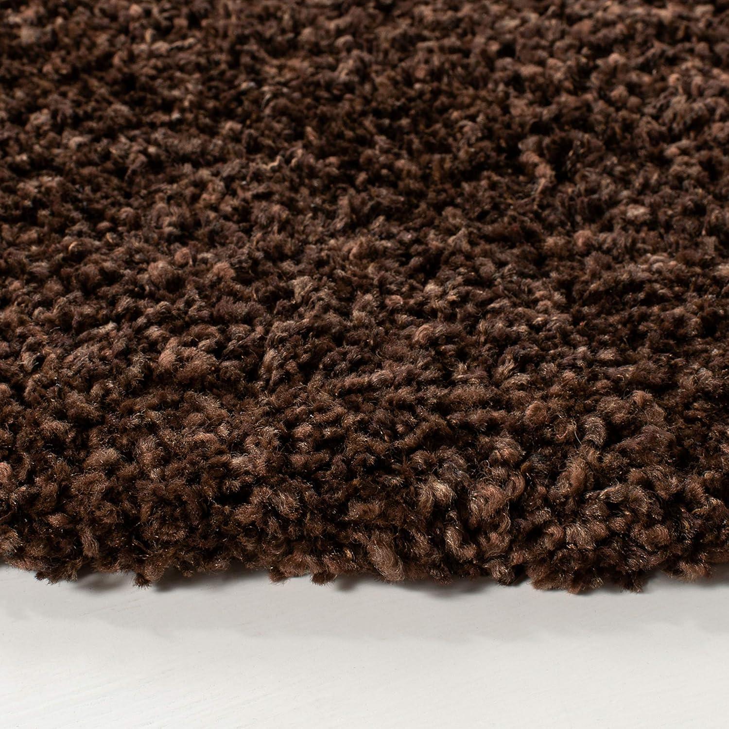 image:imageSAFAVIEH California Shag Collection Area Rug 53 x 76 Beige NonShedding amp Easy to Clean Ultra Plush Thick Pile Ideal for Living Room Bedroom Dining Space SG1511313Brown