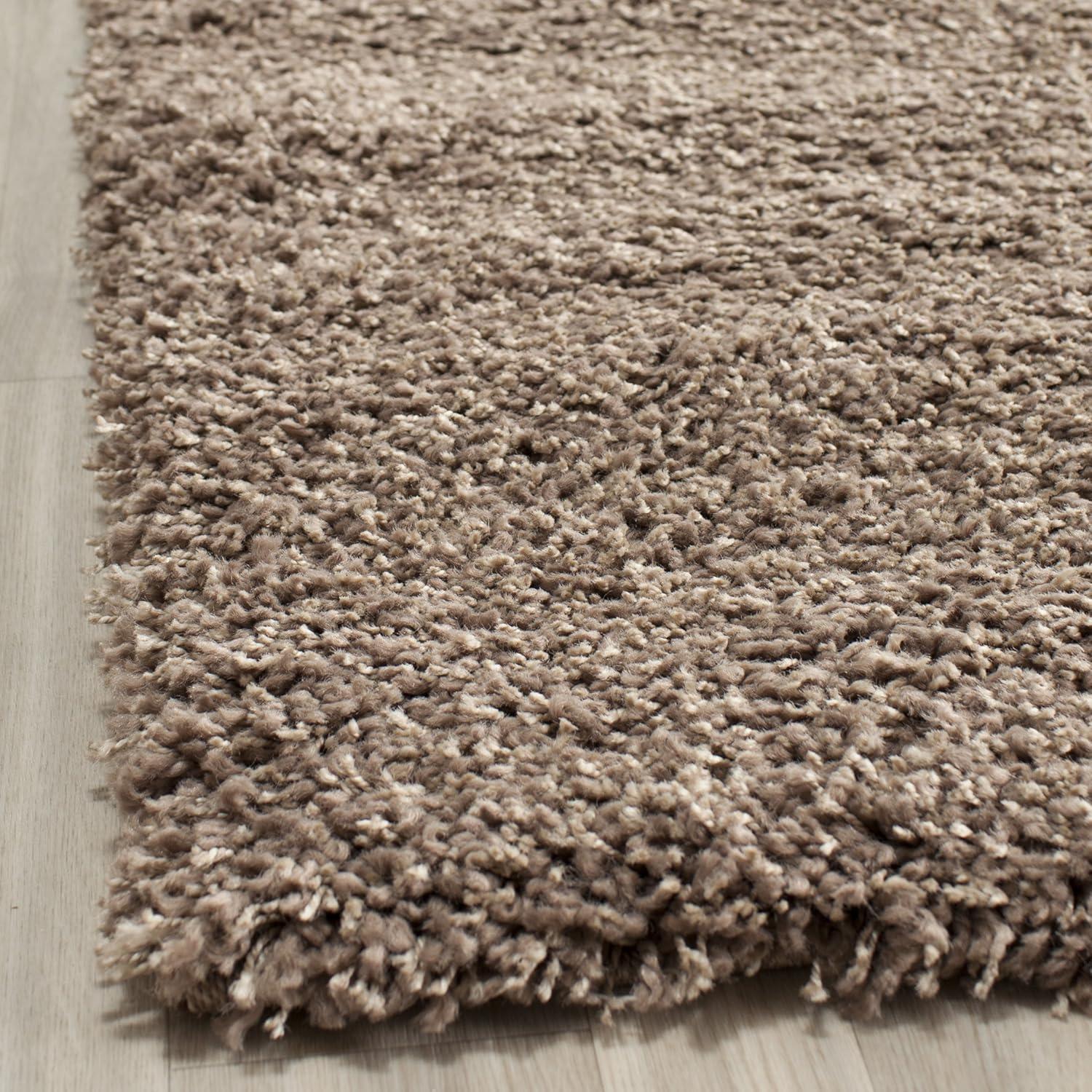 image:imageSAFAVIEH California Shag Collection Area Rug 53 x 76 Beige NonShedding amp Easy to Clean Ultra Plush Thick Pile Ideal for Living Room Bedroom Dining Space SG1511313Taupe