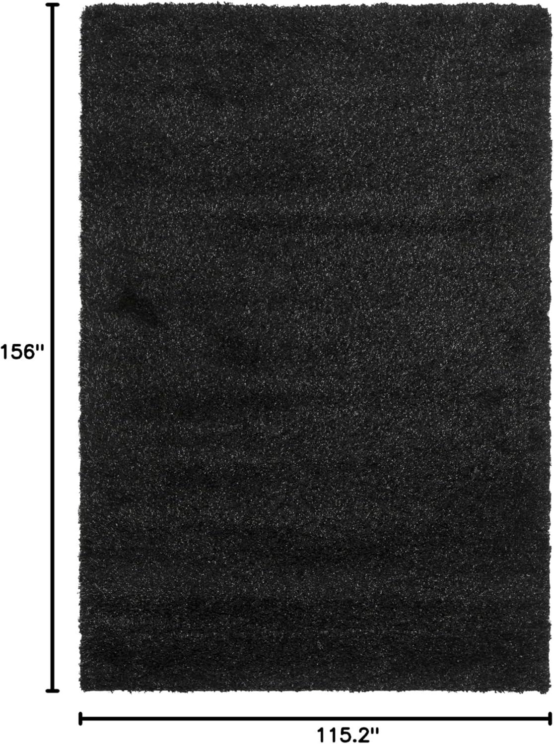 image:imageSAFAVIEH California Shag Collection Area Rug 53 x 76 Beige NonShedding amp Easy to Clean Ultra Plush Thick Pile Ideal for Living Room Bedroom Dining Space SG1511313BlackIvory