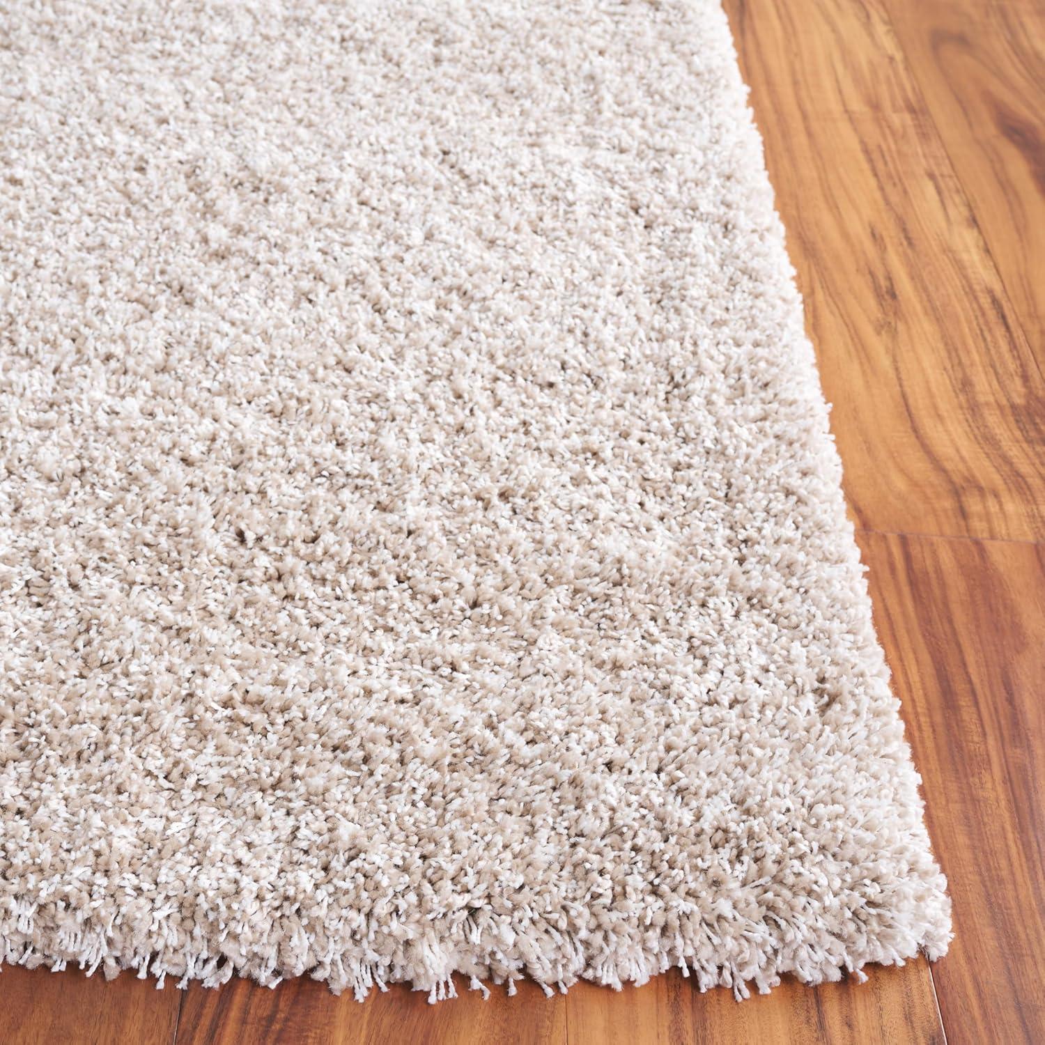 image:imageSAFAVIEH California Shag Collection Area Rug 53 x 76 Beige NonShedding amp Easy to Clean Ultra Plush Thick Pile Ideal for Living Room Bedroom Dining Space SG1511313Beige