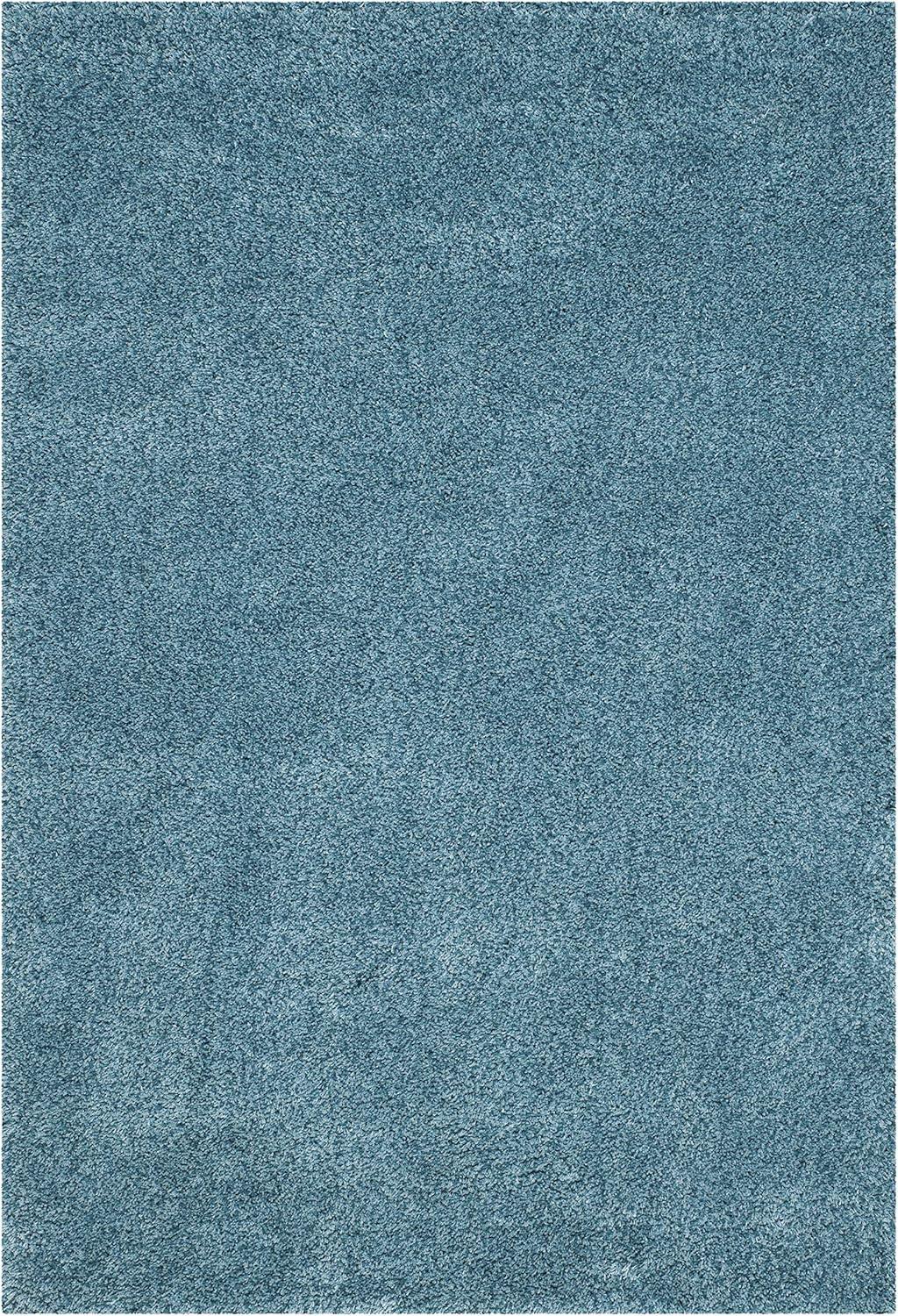 image:imageSAFAVIEH California Shag Collection Area Rug 53 x 76 Beige NonShedding amp Easy to Clean Ultra Plush Thick Pile Ideal for Living Room Bedroom Dining Space SG1511313Turquoise
