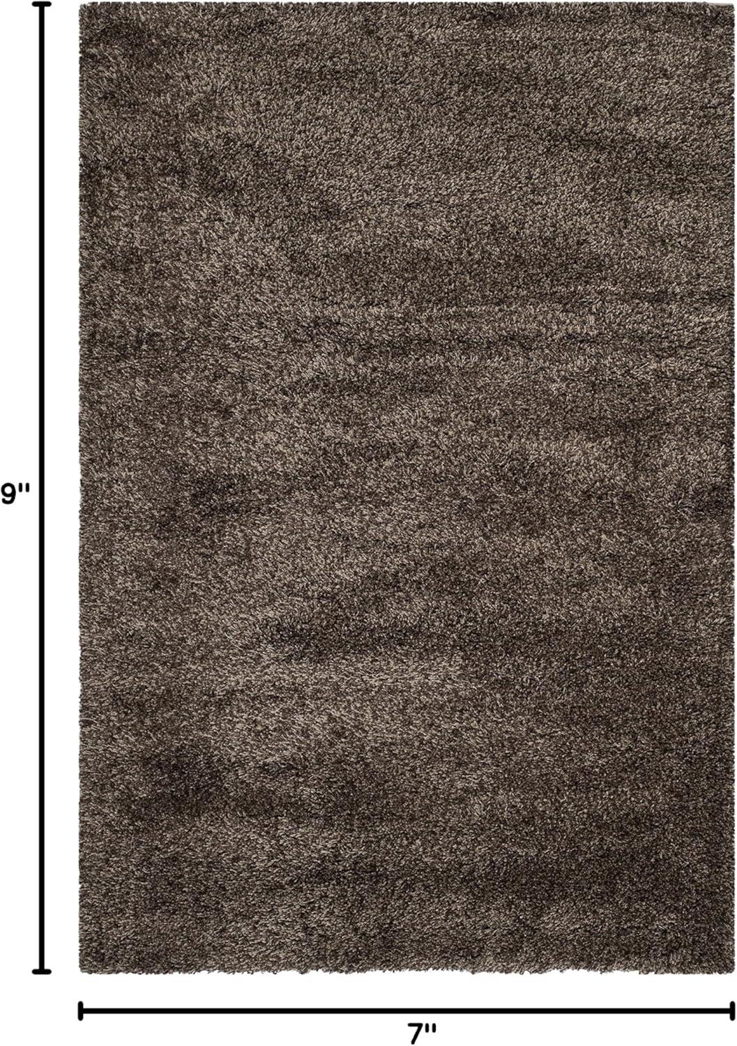 image:imageSAFAVIEH California Shag Collection Area Rug 53 x 76 Beige NonShedding amp Easy to Clean Ultra Plush Thick Pile Ideal for Living Room Bedroom Dining Space SG1511313Mushroom