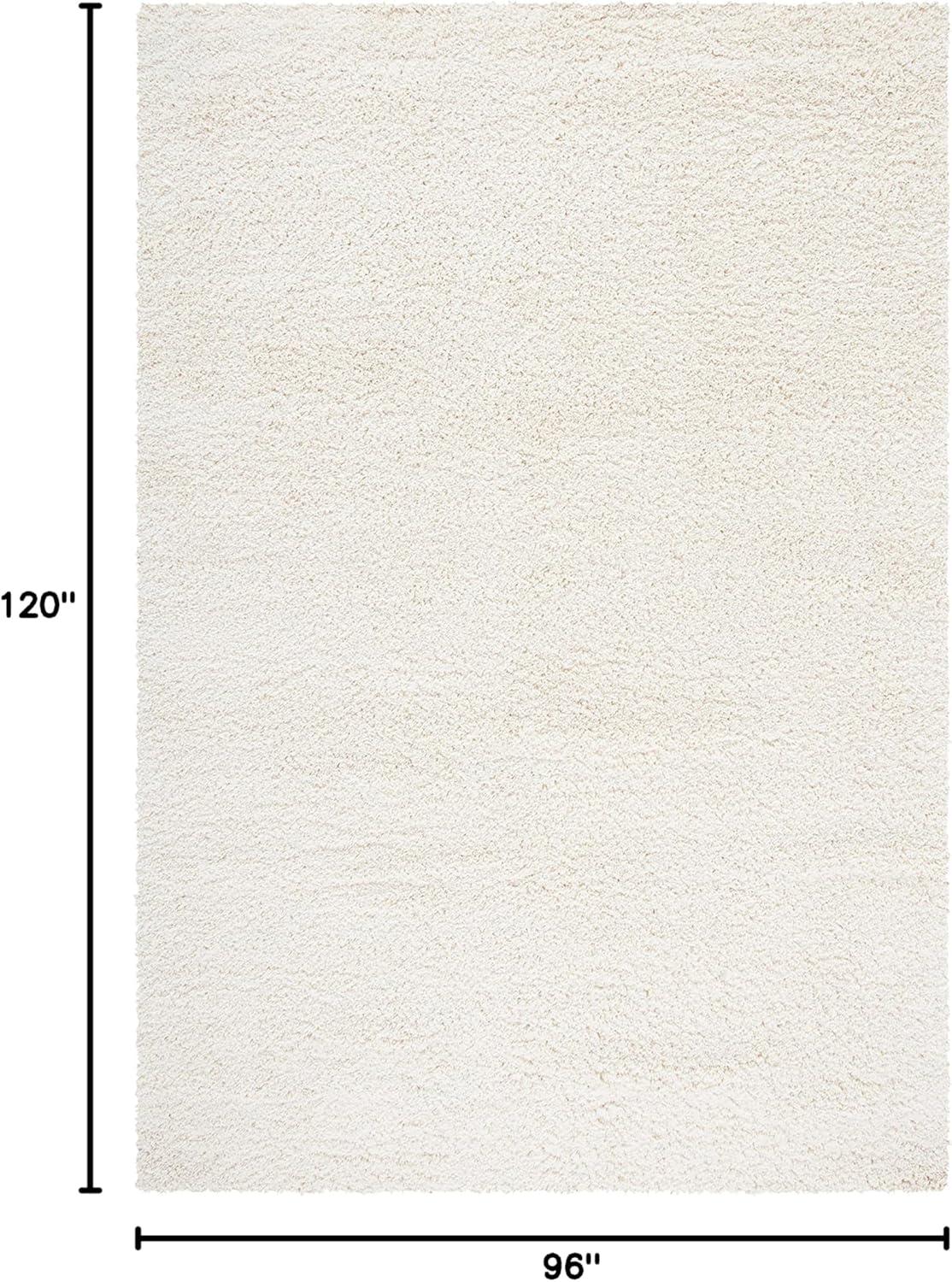 image:imageSAFAVIEH California Shag Collection Area Rug 53 x 76 Beige NonShedding amp Easy to Clean Ultra Plush Thick Pile Ideal for Living Room Bedroom Dining Space SG1511313Ivory