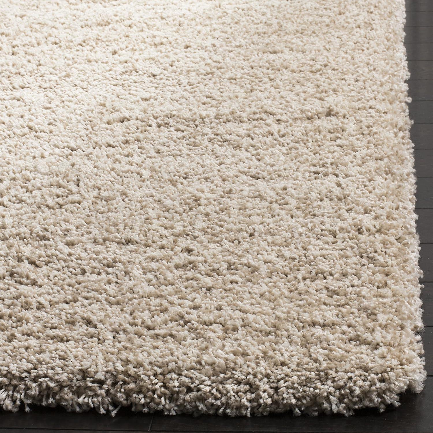 image:imageSAFAVIEH California Shag Collection Area Rug 53 x 76 Beige NonShedding amp Easy to Clean Ultra Plush Thick Pile Ideal for Living Room Bedroom Dining Space SG1511313Beige