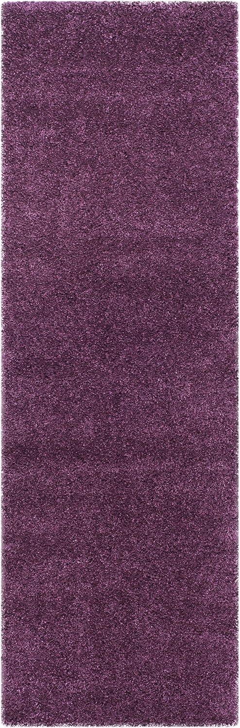 image:imageSAFAVIEH California Shag Collection Area Rug 53 x 76 Beige NonShedding amp Easy to Clean Ultra Plush Thick Pile Ideal for Living Room Bedroom Dining Space SG1511313Purple
