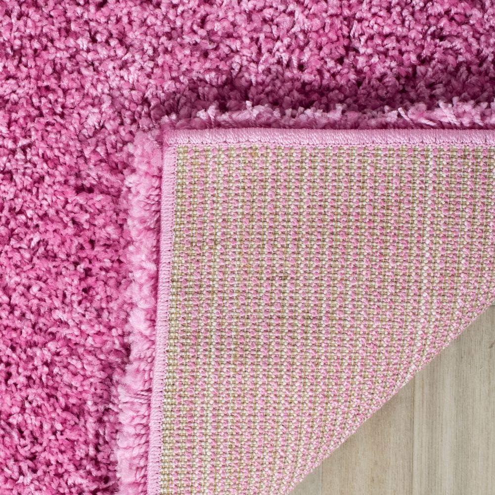 image:imageSAFAVIEH California Shag Collection Area Rug 53 x 76 Beige NonShedding amp Easy to Clean Ultra Plush Thick Pile Ideal for Living Room Bedroom Dining Space SG1511313Pink