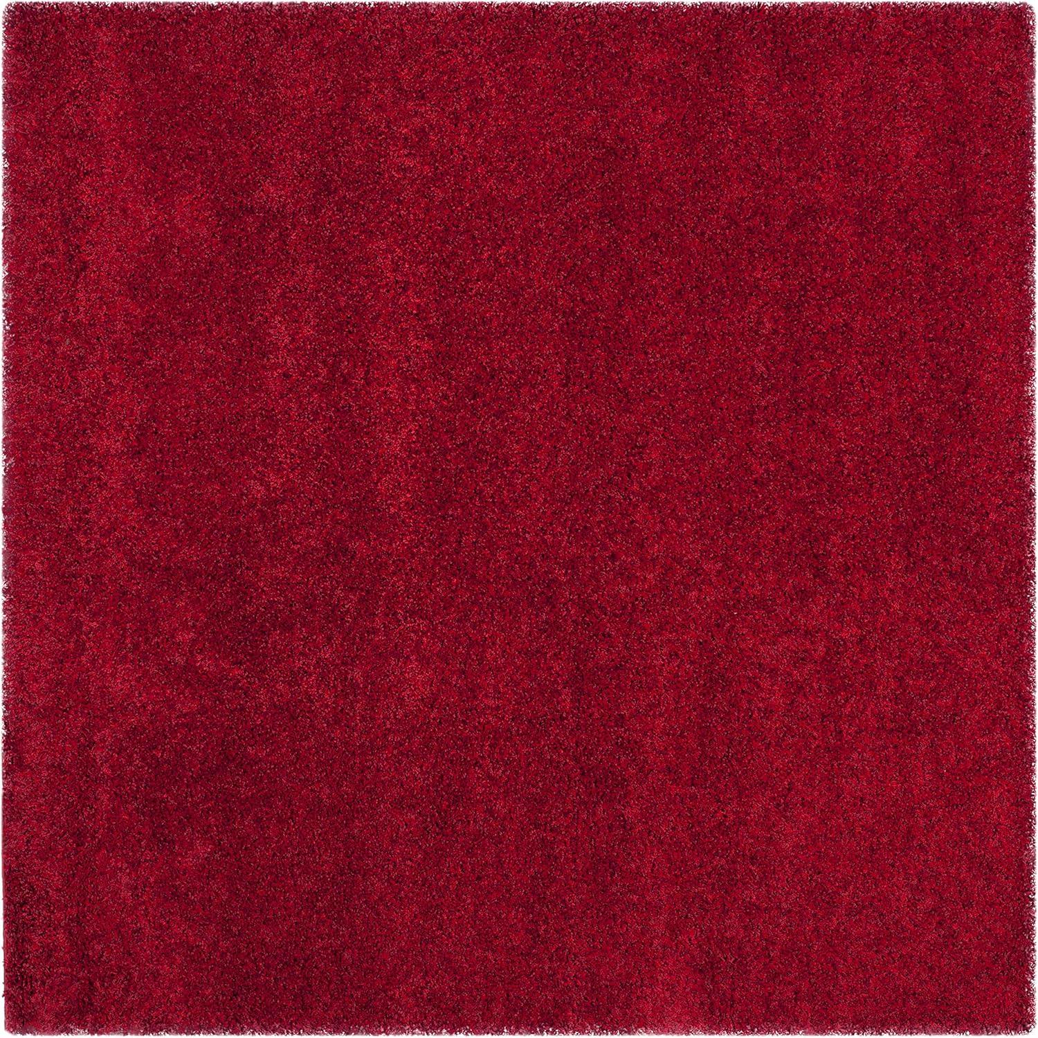 image:imageSAFAVIEH California Shag Collection Area Rug 53 x 76 Beige NonShedding amp Easy to Clean Ultra Plush Thick Pile Ideal for Living Room Bedroom Dining Space SG1511313Red