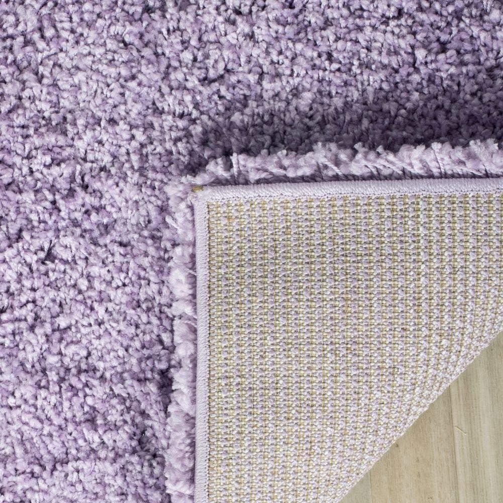 image:imageSAFAVIEH California Shag Collection Area Rug 53 x 76 Beige NonShedding amp Easy to Clean Ultra Plush Thick Pile Ideal for Living Room Bedroom Dining Space SG1511313Lilac