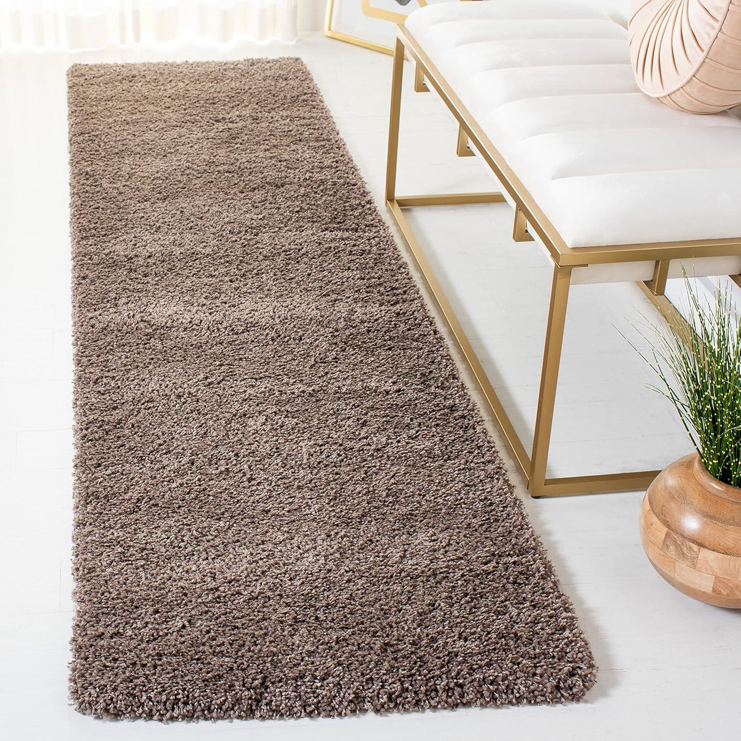 image:imageSAFAVIEH California Shag Collection Area Rug 53 x 76 Beige NonShedding amp Easy to Clean Ultra Plush Thick Pile Ideal for Living Room Bedroom Dining Space SG1511313Taupe