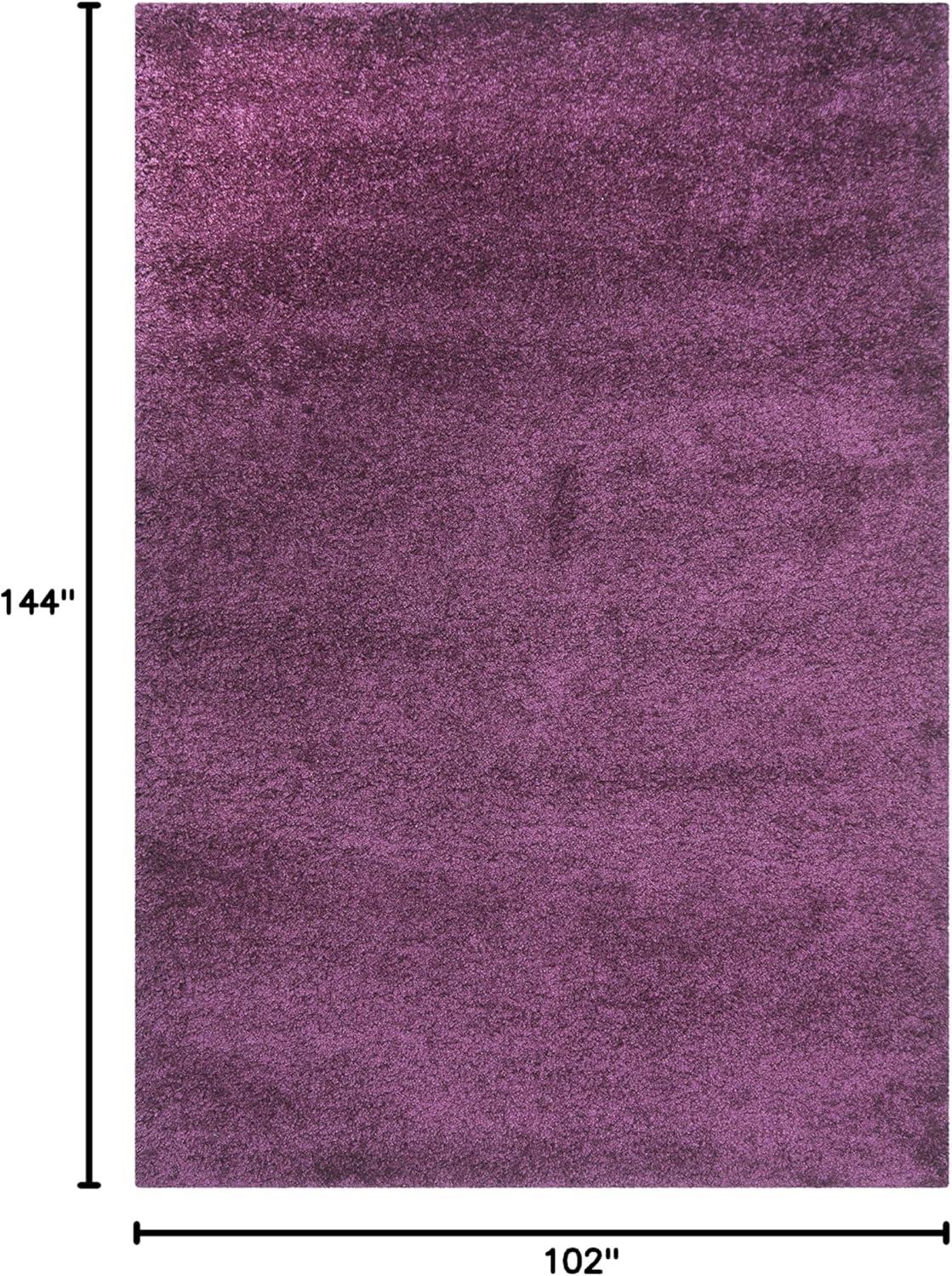 image:imageSAFAVIEH California Shag Collection Area Rug 53 x 76 Beige NonShedding amp Easy to Clean Ultra Plush Thick Pile Ideal for Living Room Bedroom Dining Space SG1511313Purple