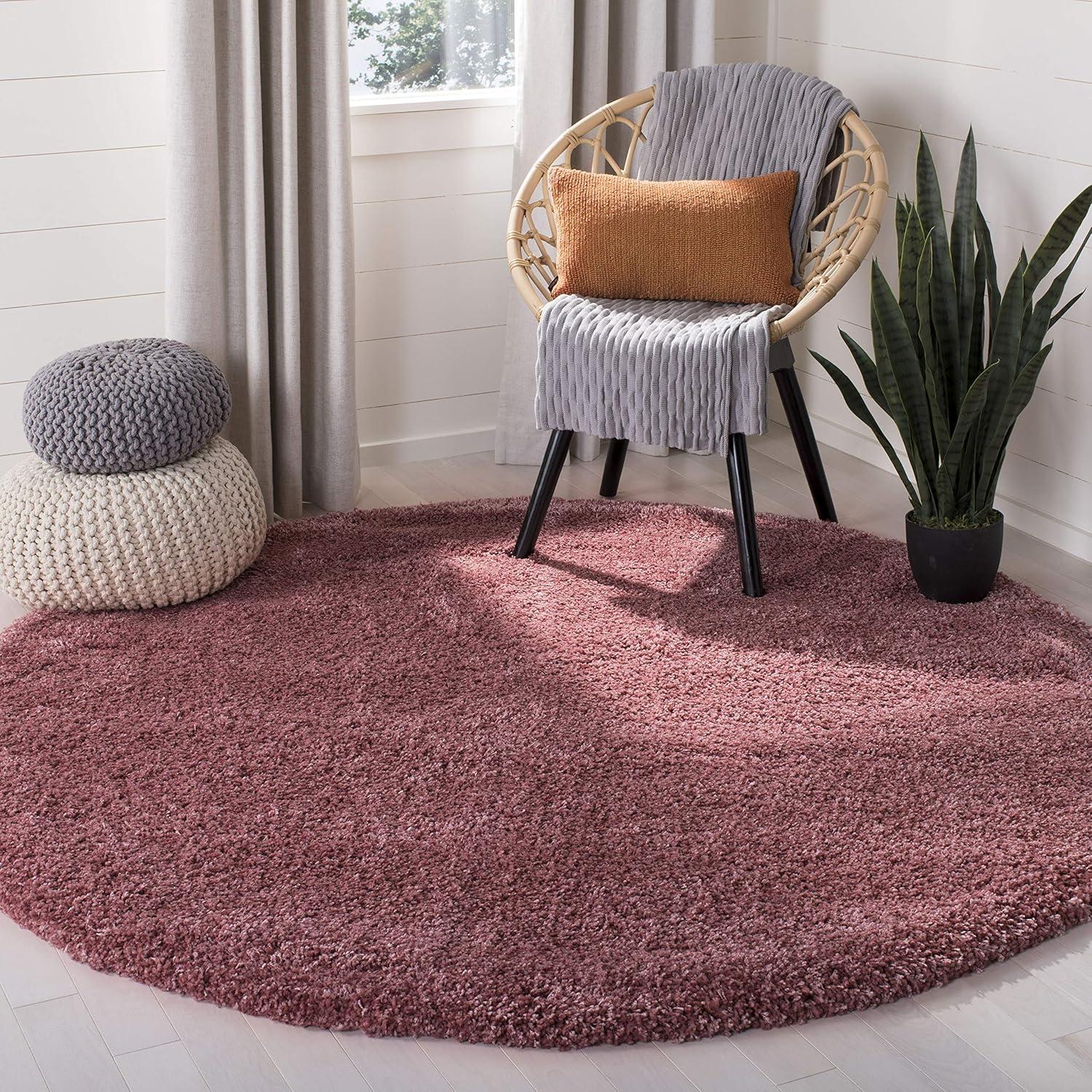 image:imageSAFAVIEH California Shag Collection Area Rug 53 x 76 Beige NonShedding amp Easy to Clean Ultra Plush Thick Pile Ideal for Living Room Bedroom Dining Space SG1511313Rose
