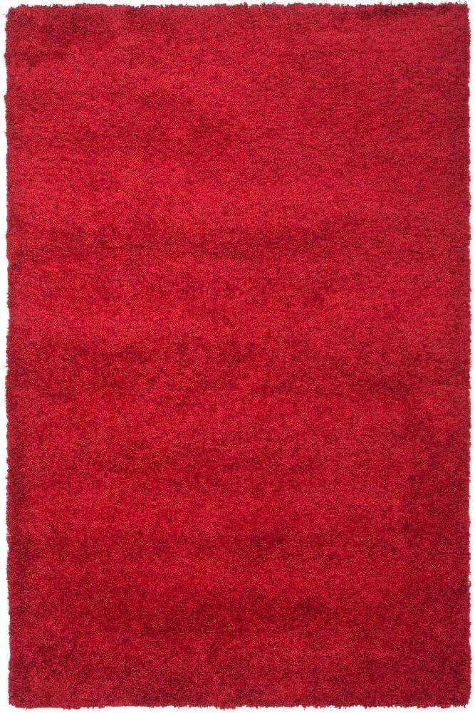 image:imageSAFAVIEH California Shag Collection Area Rug 53 x 76 Beige NonShedding amp Easy to Clean Ultra Plush Thick Pile Ideal for Living Room Bedroom Dining Space SG1511313Red