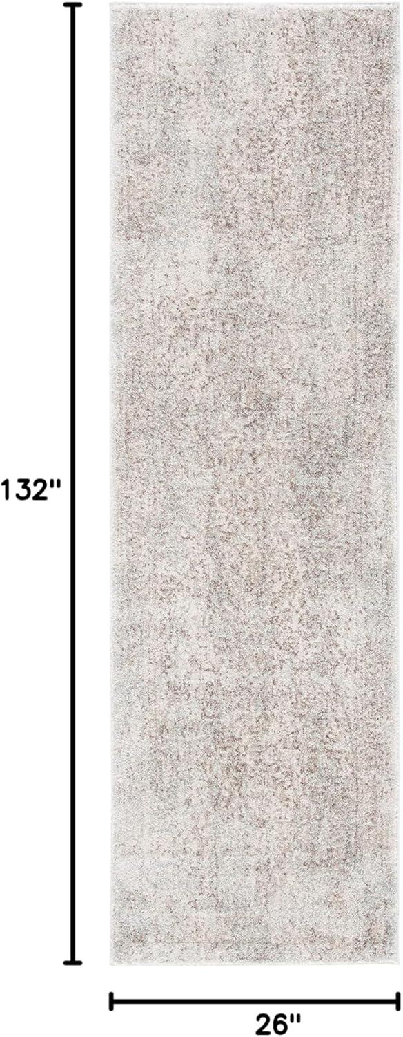 image:imageSAFAVIEH Evoke Collection Area Rug 51 x 76 Blue amp Ivory Distressed Design NonShedding amp Easy to Clean Ideal for Living Room Bedroom Dining Space EVK256CIvoryTaupe