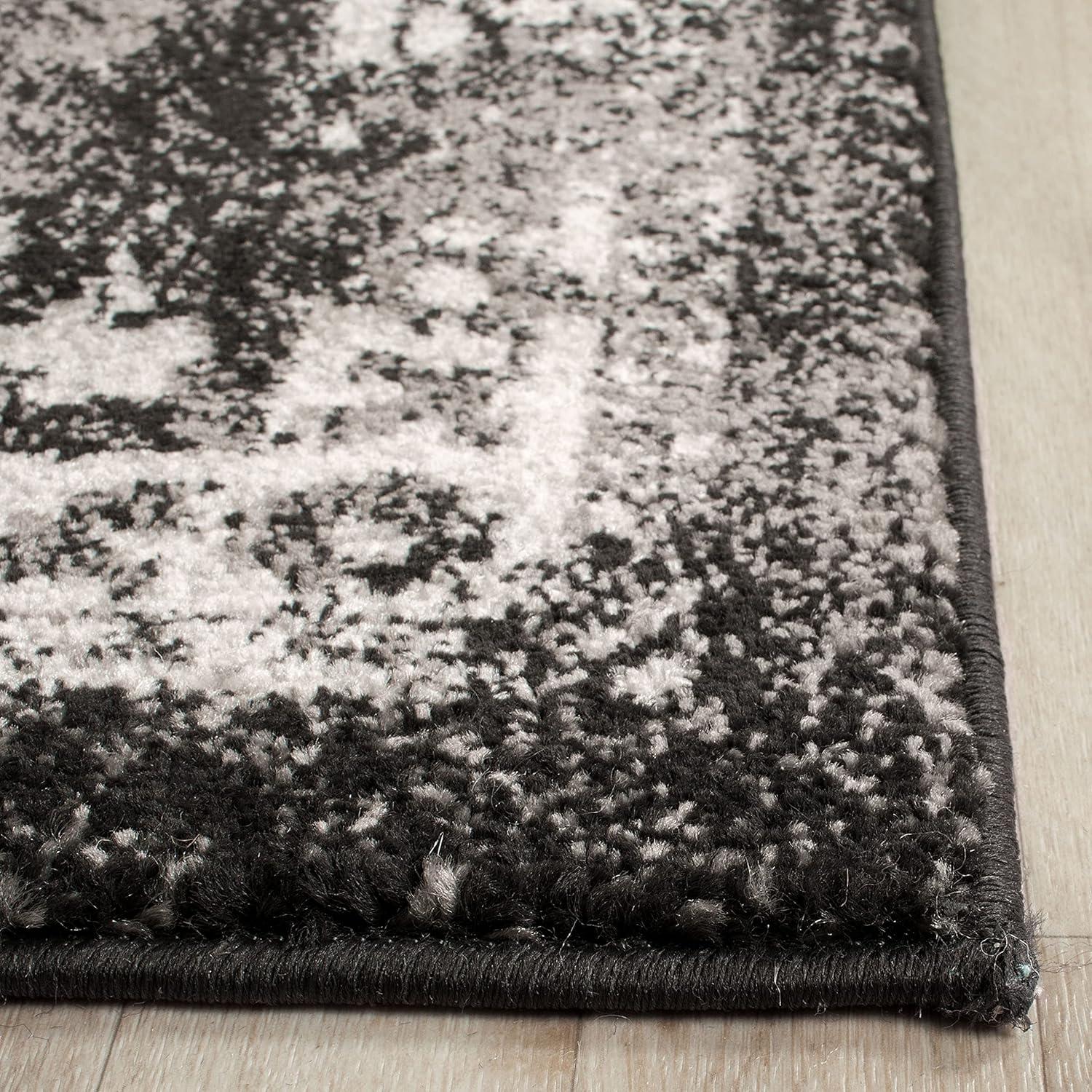 image:imageSAFAVIEH Evoke Collection Area Rug 51 x 76 Blue amp Ivory Distressed Design NonShedding amp Easy to Clean Ideal for Living Room Bedroom Dining Space EVK256CBlackGrey
