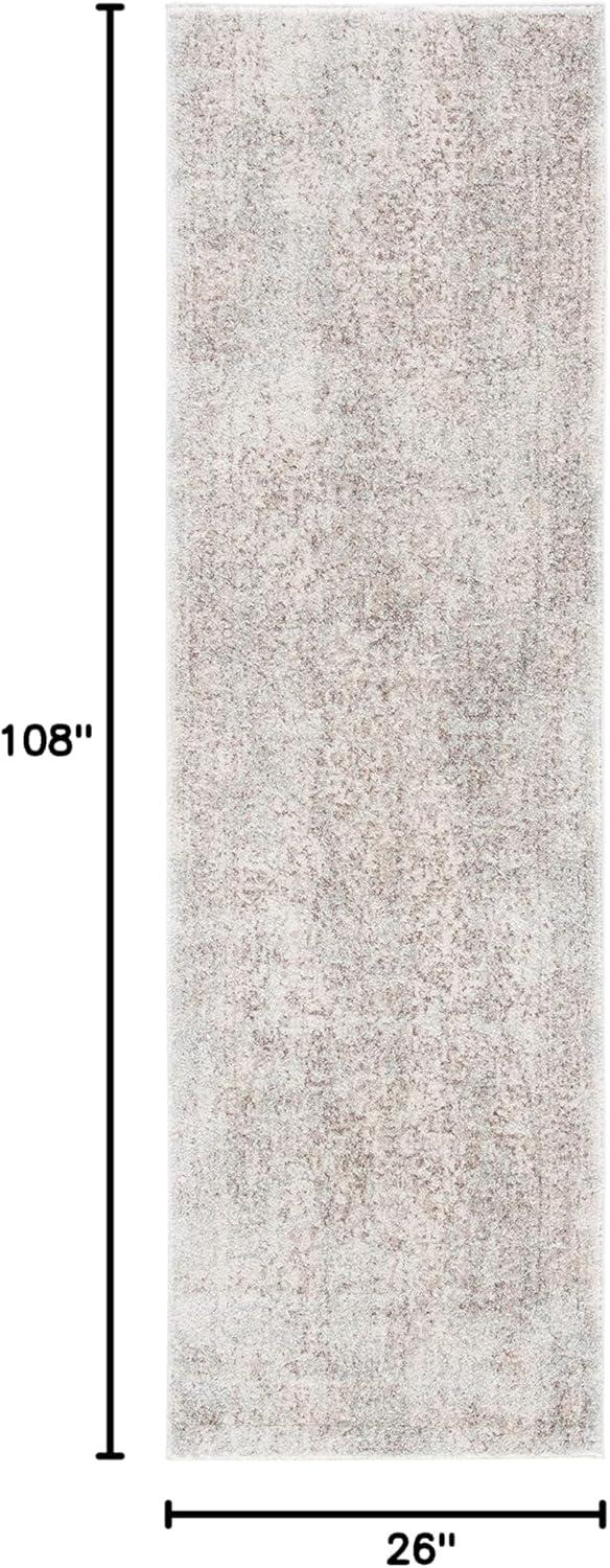 image:imageSAFAVIEH Evoke Collection Area Rug 51 x 76 Blue amp Ivory Distressed Design NonShedding amp Easy to Clean Ideal for Living Room Bedroom Dining Space EVK256CIvoryTaupe