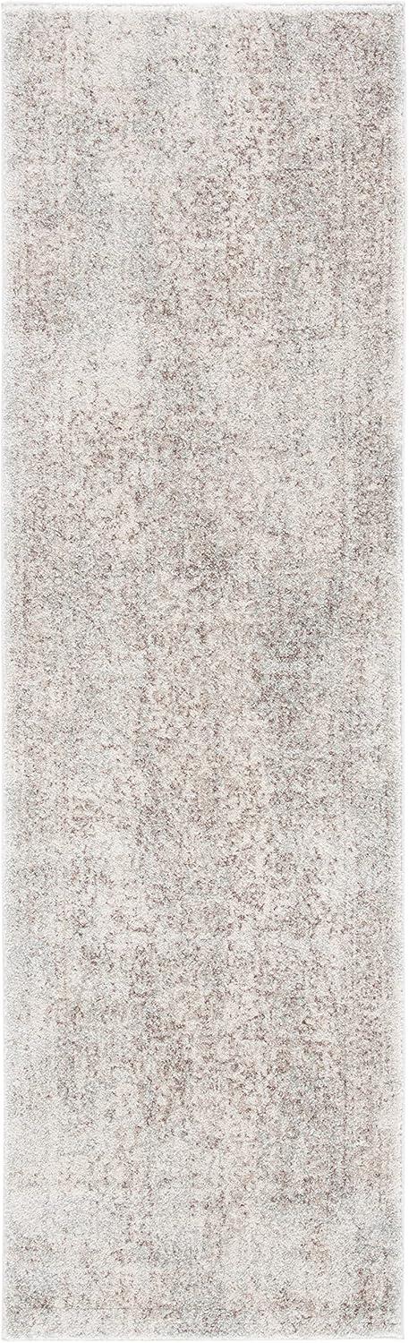 image:imageSAFAVIEH Evoke Collection Area Rug 51 x 76 Blue amp Ivory Distressed Design NonShedding amp Easy to Clean Ideal for Living Room Bedroom Dining Space EVK256CIvoryTaupe