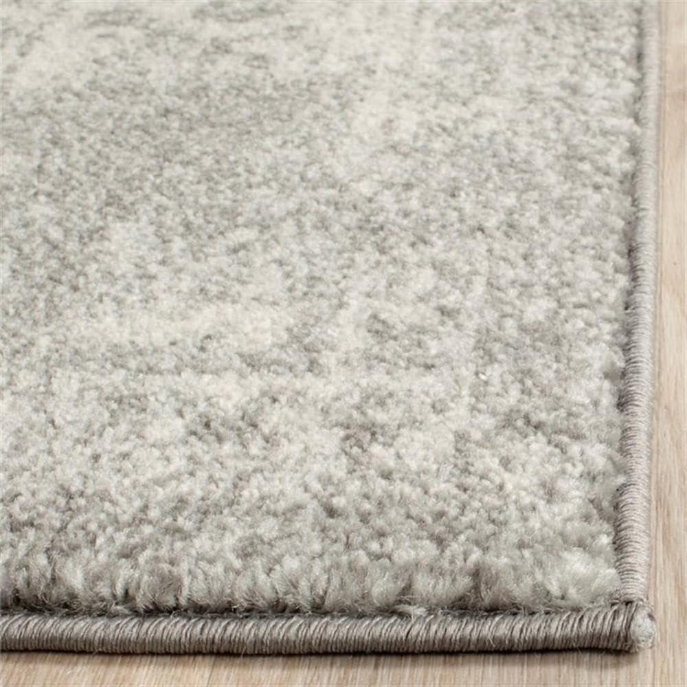 image:imageSAFAVIEH Evoke Collection Area Rug 51 x 76 Blue amp Ivory Distressed Design NonShedding amp Easy to Clean Ideal for Living Room Bedroom Dining Space EVK256CSilverIvory