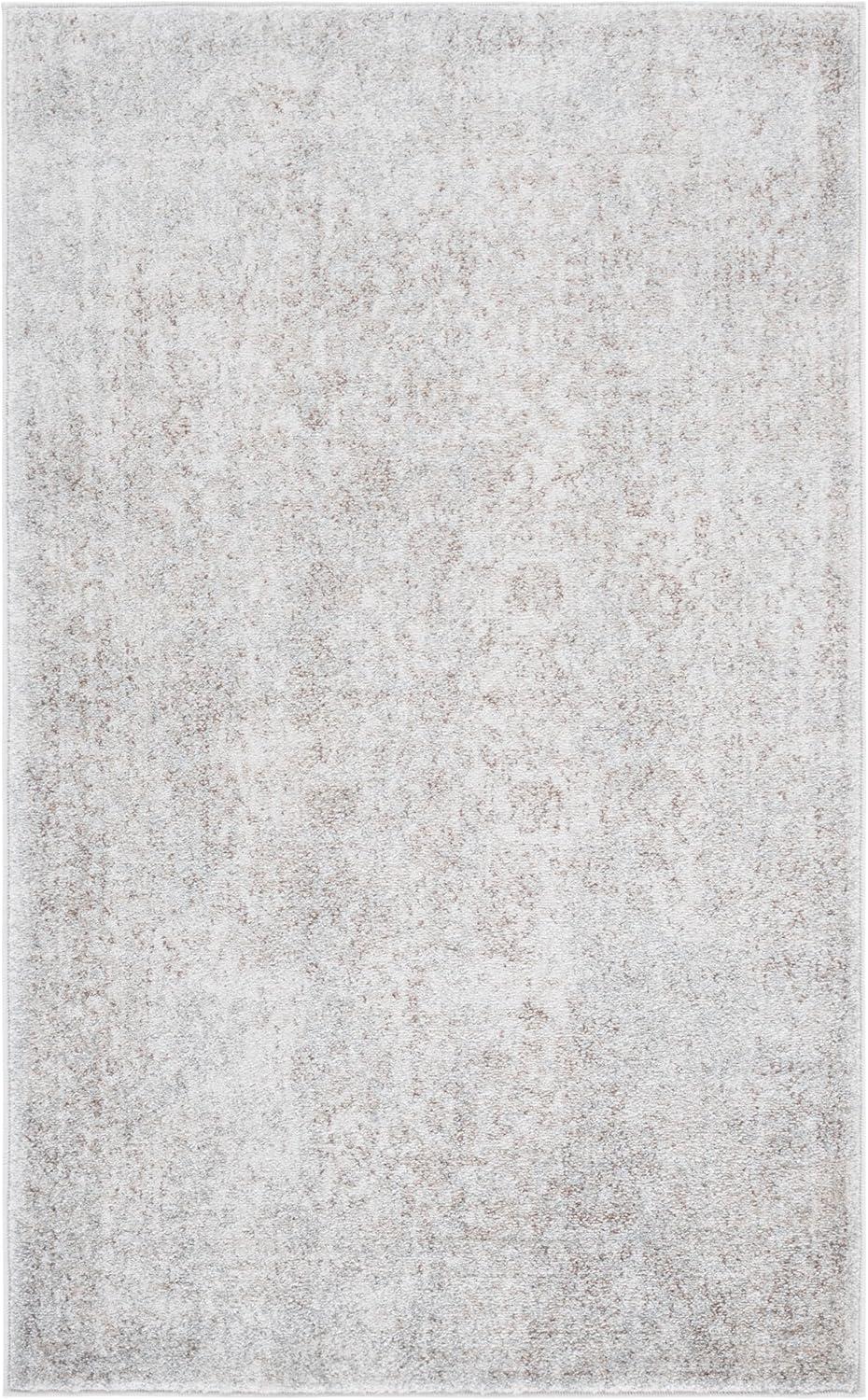 image:imageSAFAVIEH Evoke Collection Area Rug 51 x 76 Blue amp Ivory Distressed Design NonShedding amp Easy to Clean Ideal for Living Room Bedroom Dining Space EVK256CIvoryTaupe